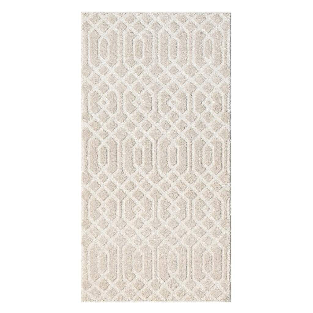 Carpet City Teppich »FLAIR138« rechteckig 11 mm Höhe Kurzflor-Teppich, Skandi-Stil, Wohnzimmer