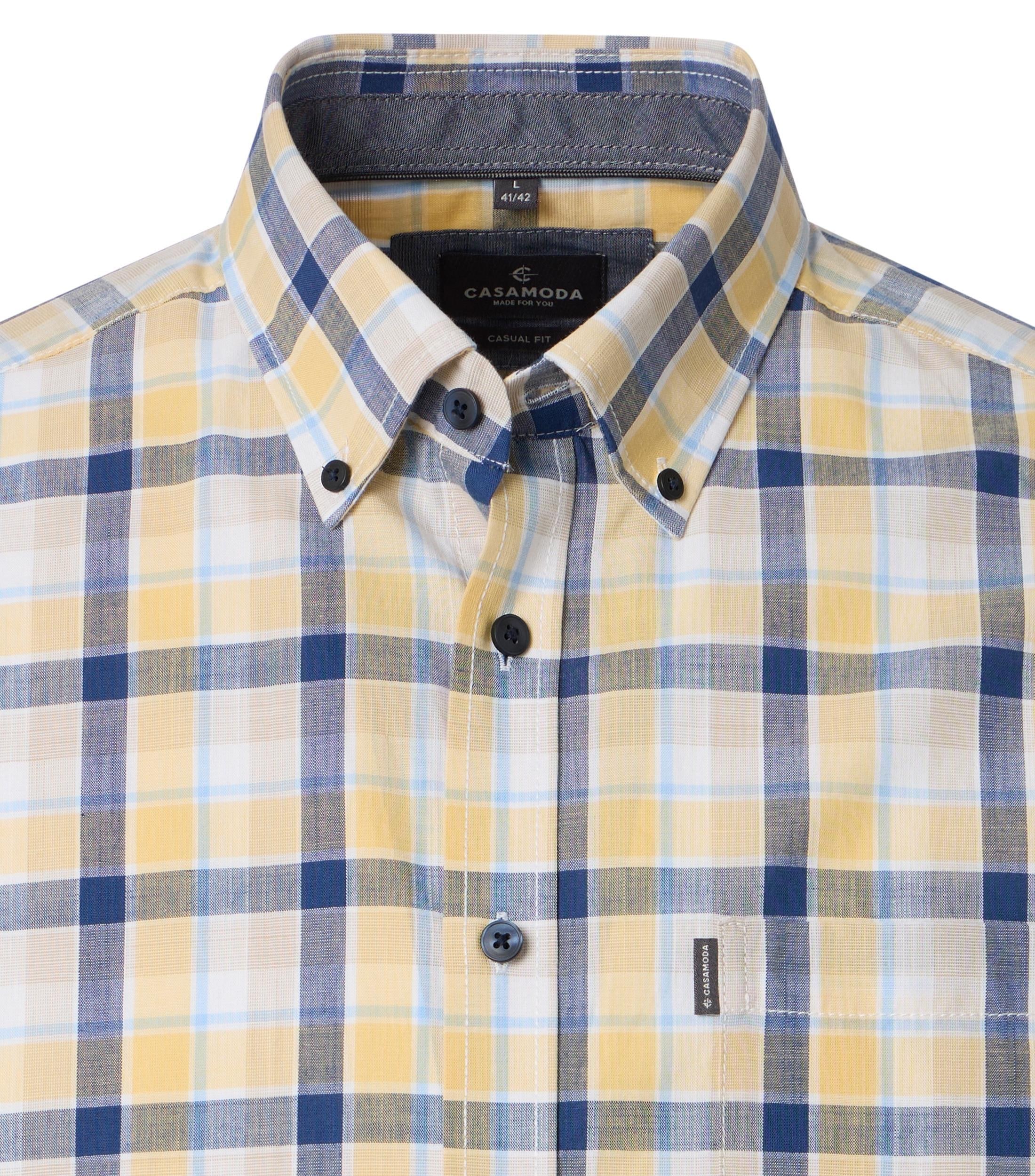 CASAMODA Kurzarmhemd »CASAMODA Freizeithemd Kurzarm kariert«