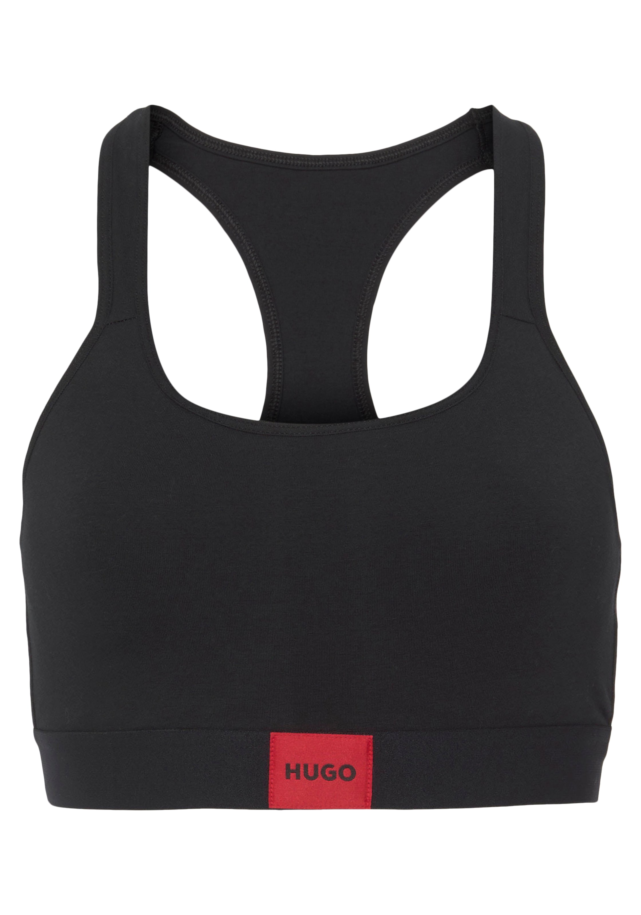 HUGO Underwear Bralette-BH »BRALETTE PAD.RED LAB«, mit aufgesticktem HUGO BOSS Logo