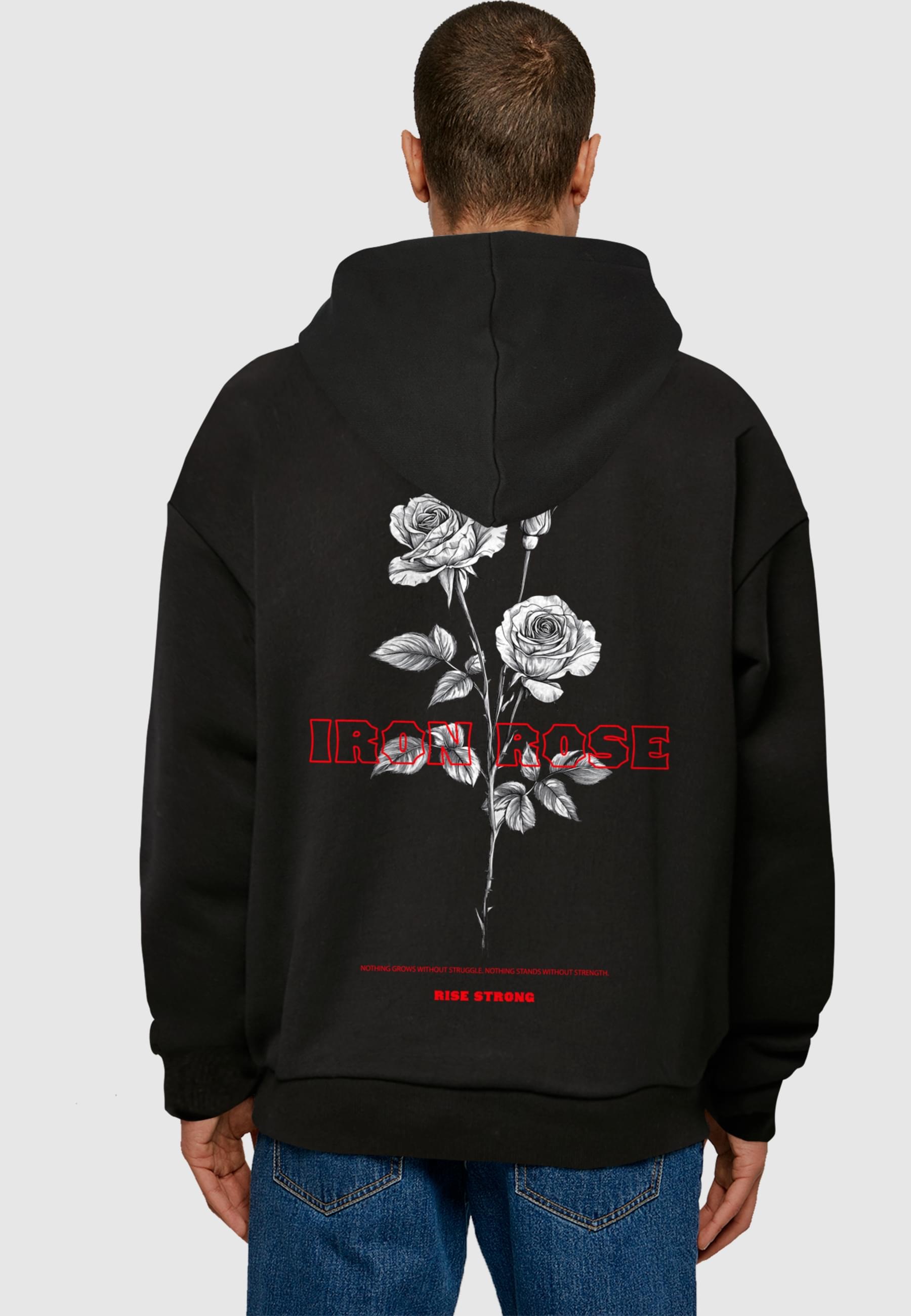 Merchcode Kapuzensweatshirt »Merchcode Iron Rose Hoody«, 1 Stk.
