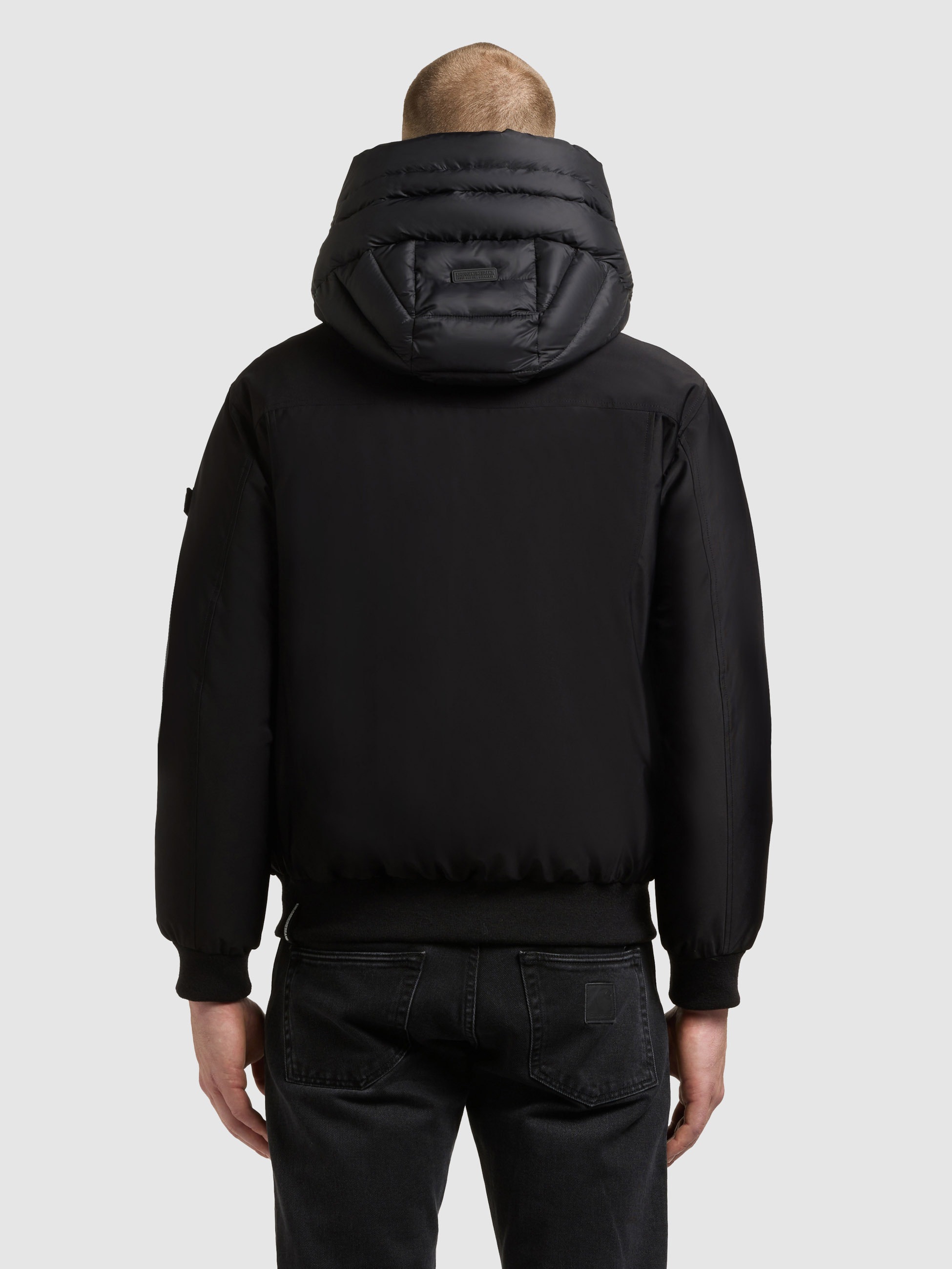 KHUJO Clemat Men Bomber Jacket Black M 3
