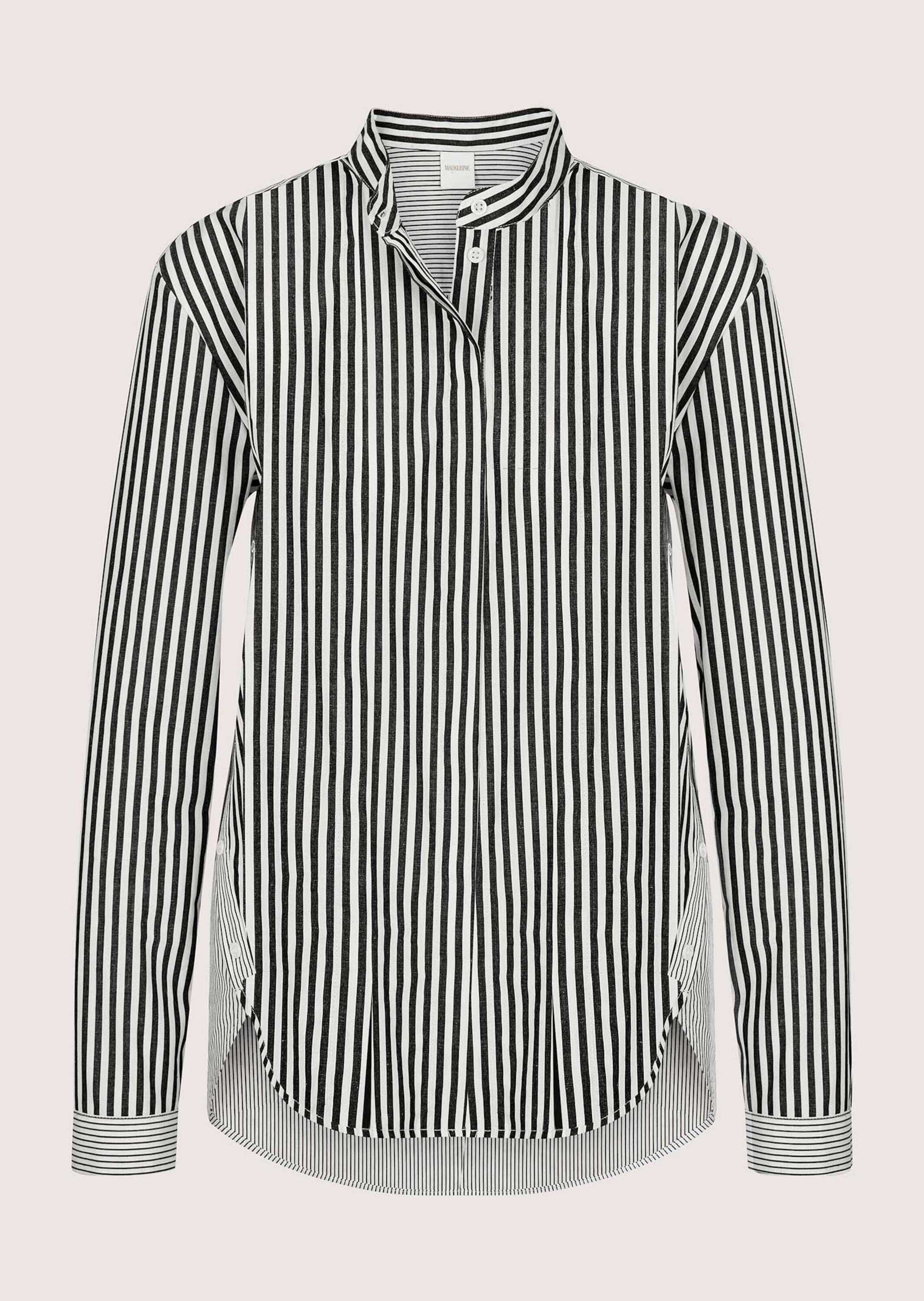 MADELEINE Langarmbluse "Streifenbluse Blusenshirt mit Knopfdetails" Bluse m günstig online kaufen