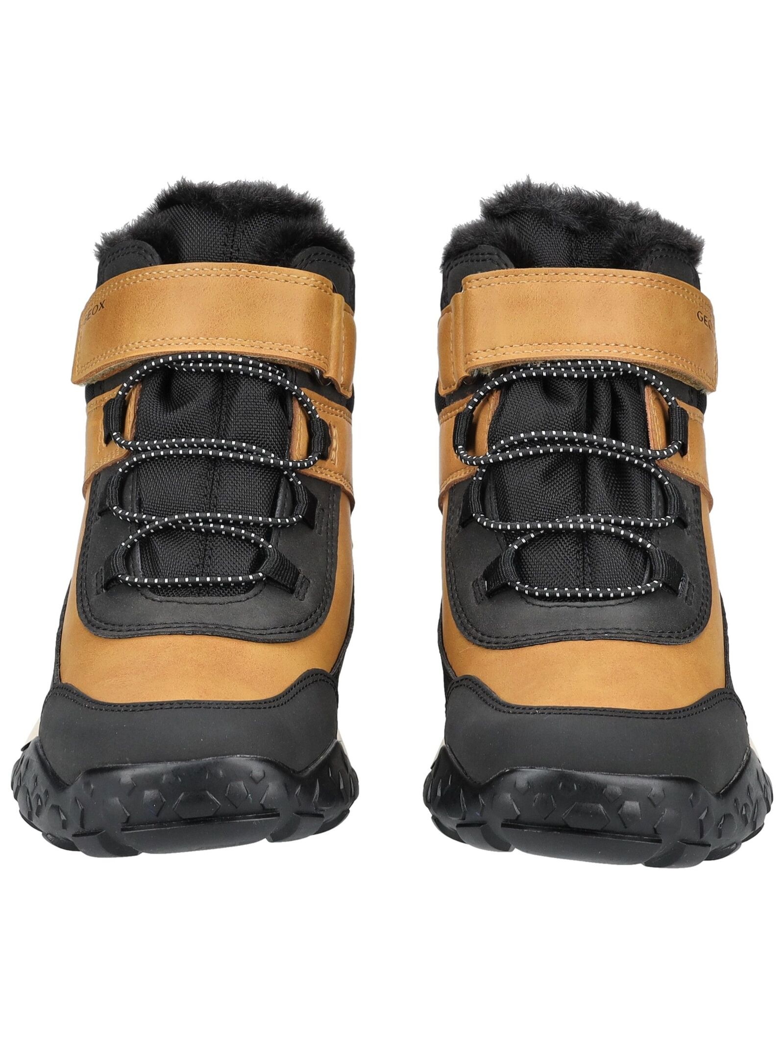 Geox Schnürstiefelette »Geox Stiefelette Lederimitat/Textil«