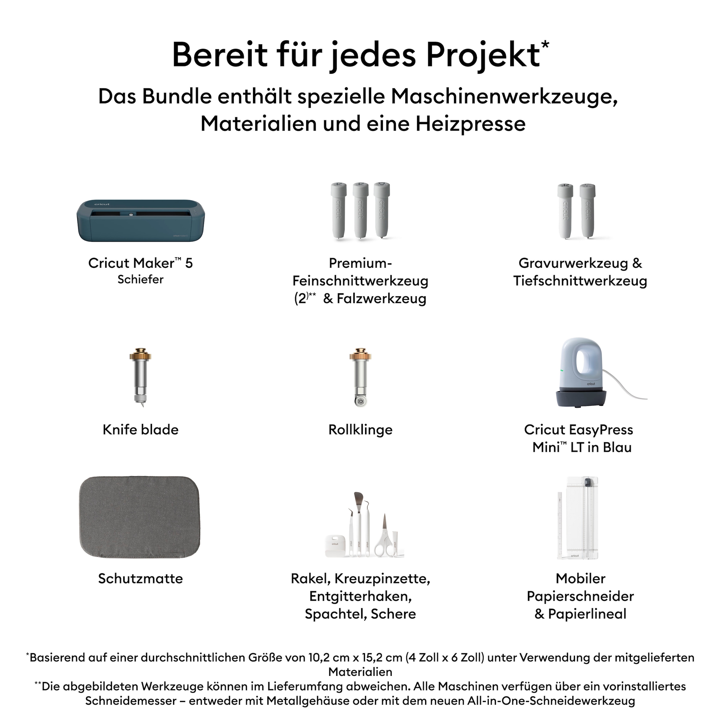 Cricut Schneideplotter »Maker™ 5 Ultimate Bundle«