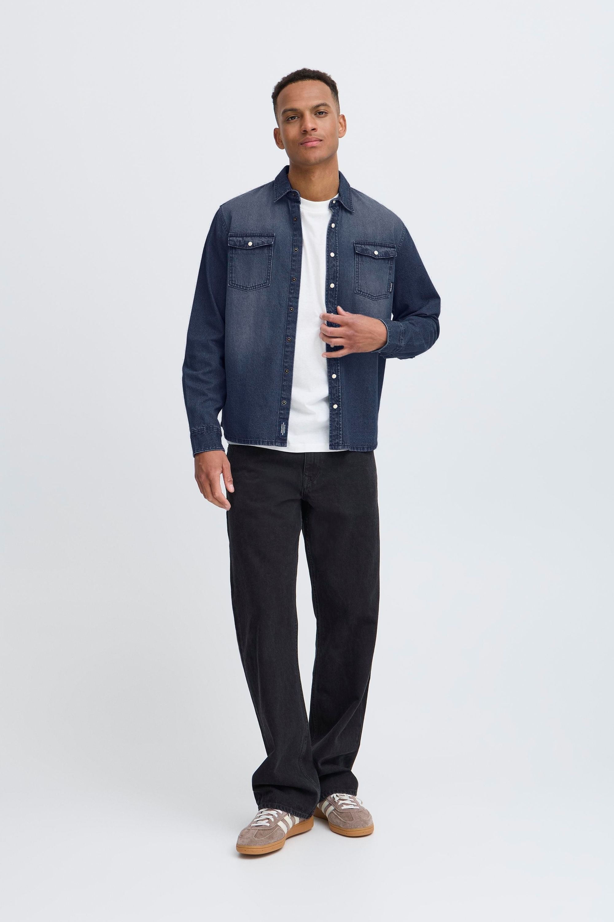 BLEND BHDargo Shirt Denim Blue Size S 4
