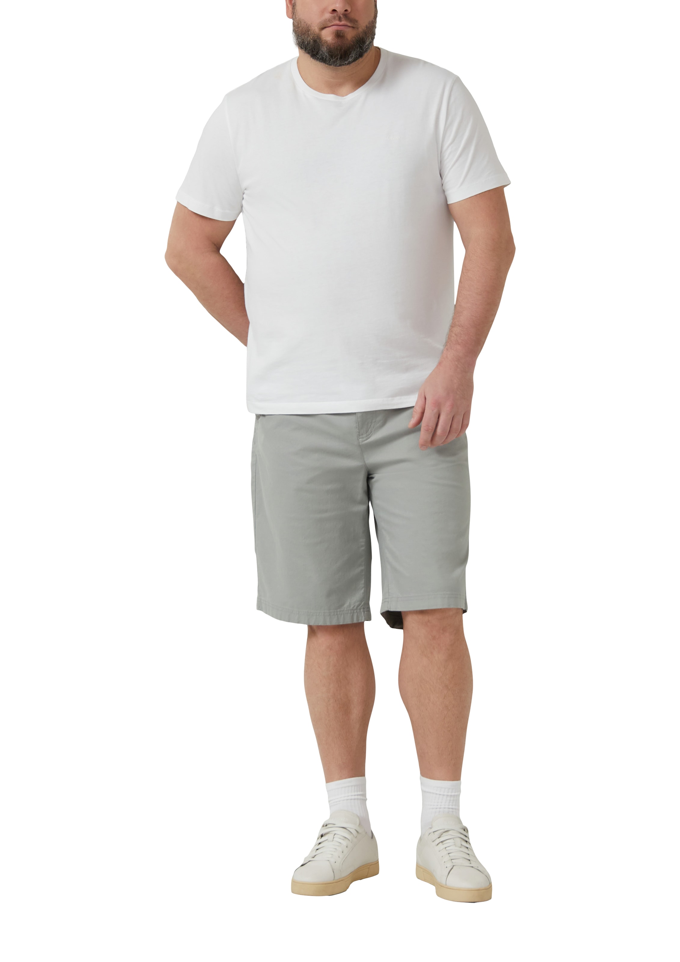 s.Oliver Men Big Sizes Chinoshorts  Sommer-Bermuda Stretch, Große Größen
