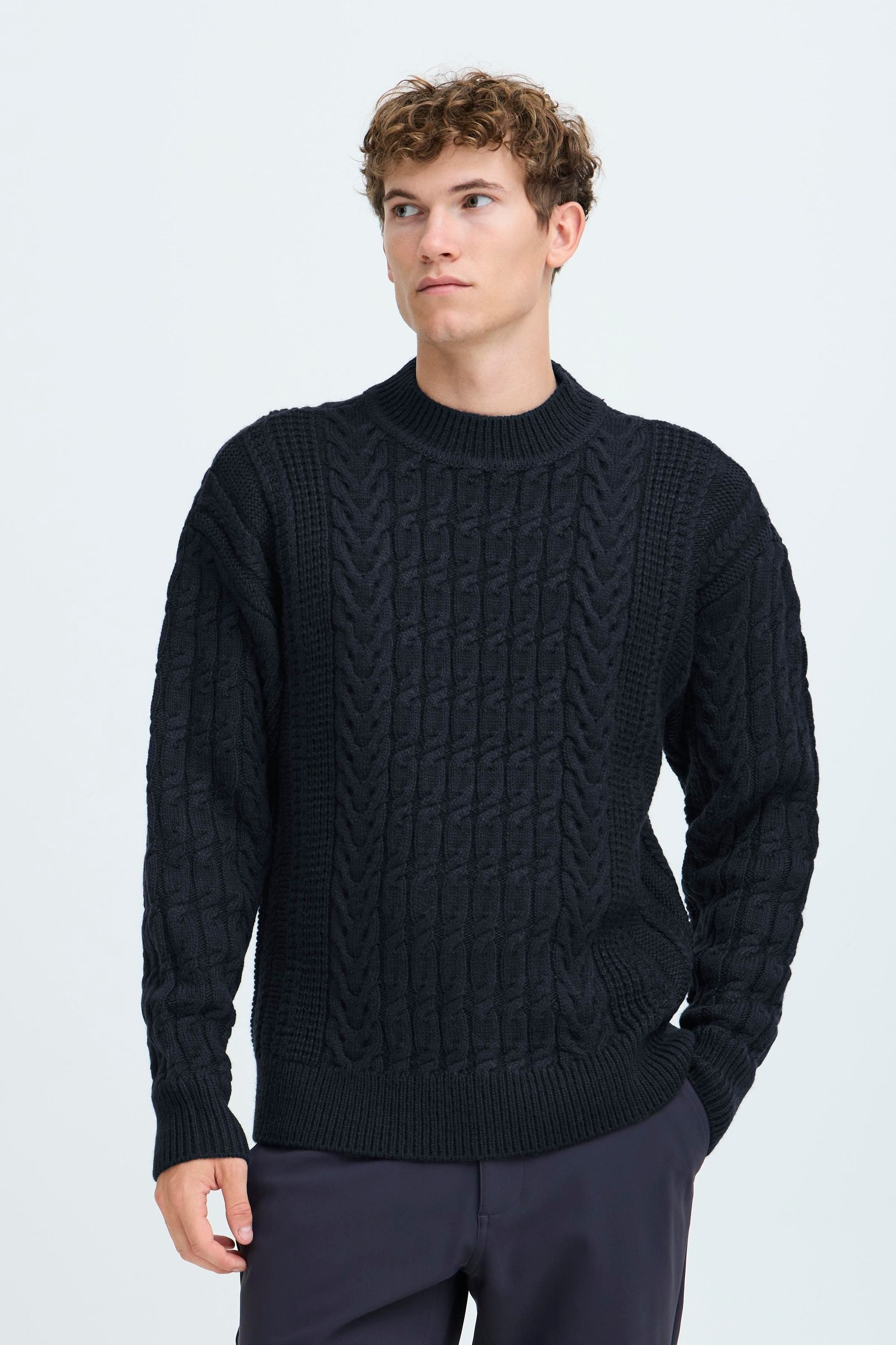Casual Friday Strickfleece-Pullover »Strickpullover CFMILLOW«