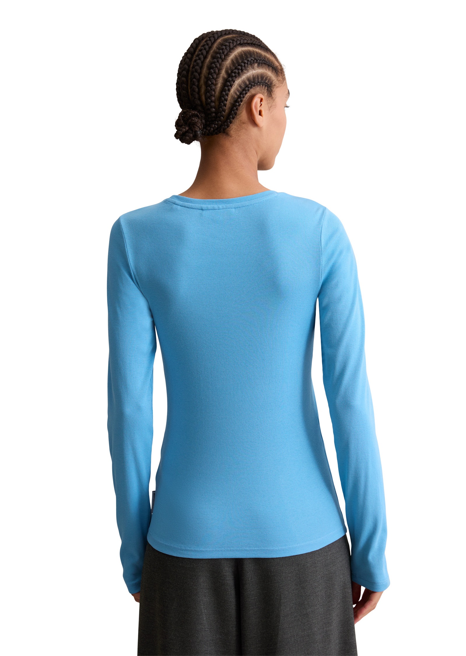 Thumbnail - Marc OPolo DENIM Langarmshirt "aus softem Ripp-Jersey"