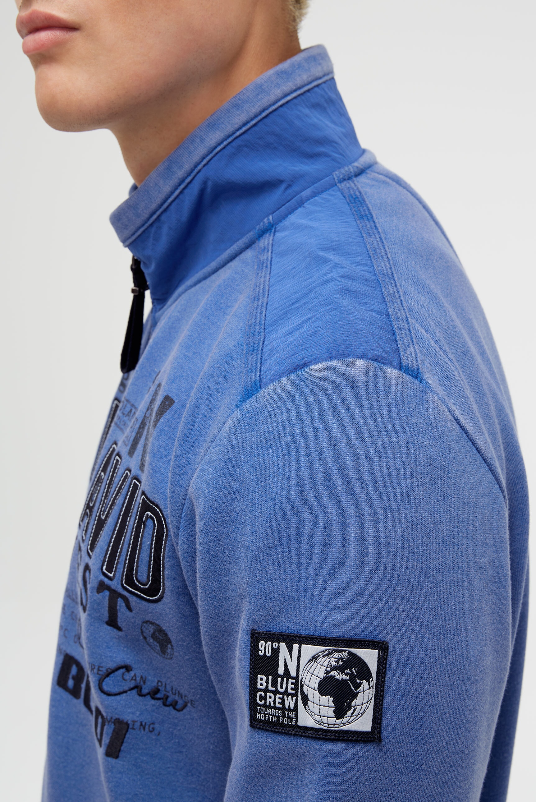 CAMP DAVID Sweatjacke, mit Reißverschlusstaschen