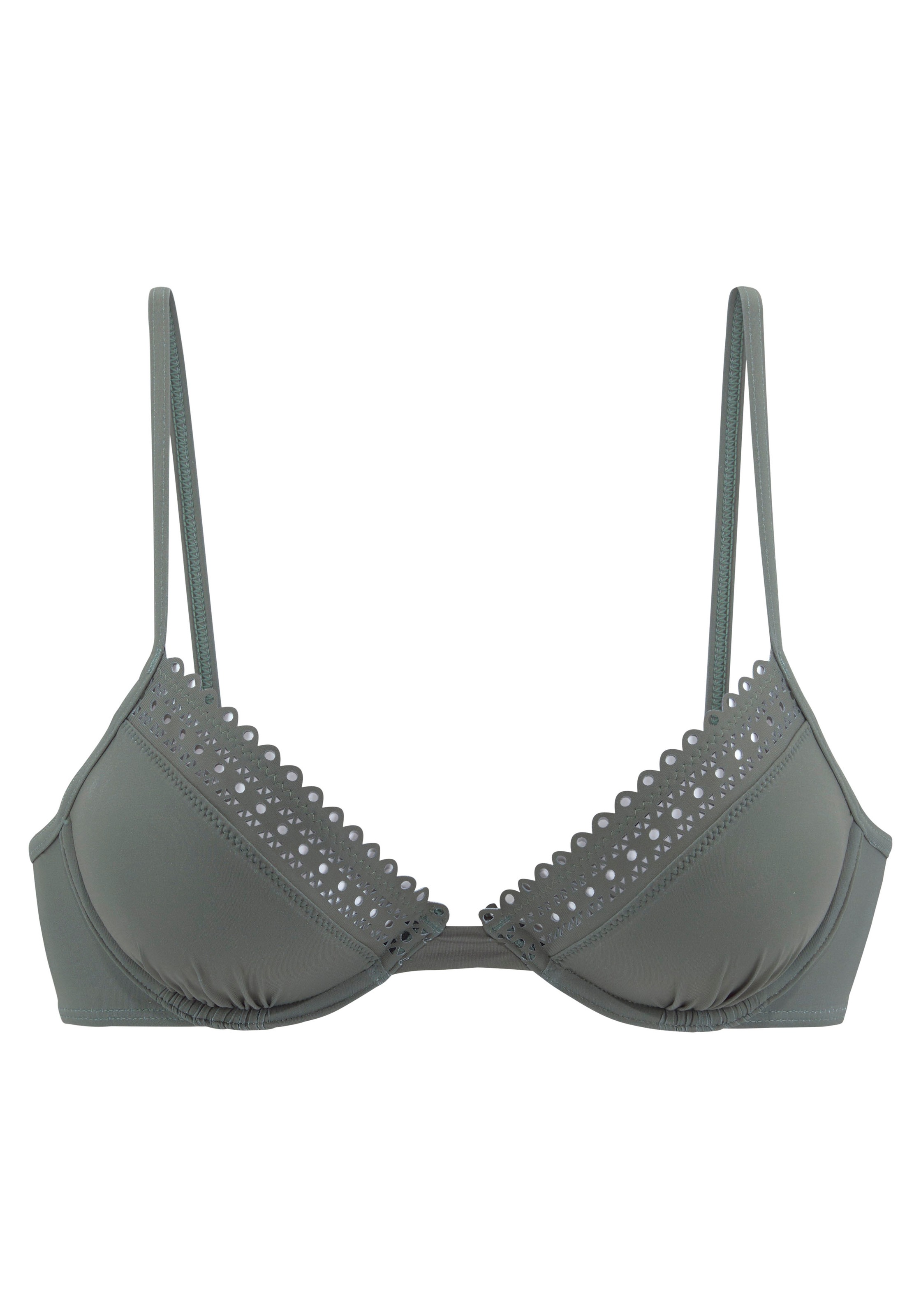 s.Oliver Bügel-Bikini-Top "Aiko" mit Häkeloptik günstig online kaufen