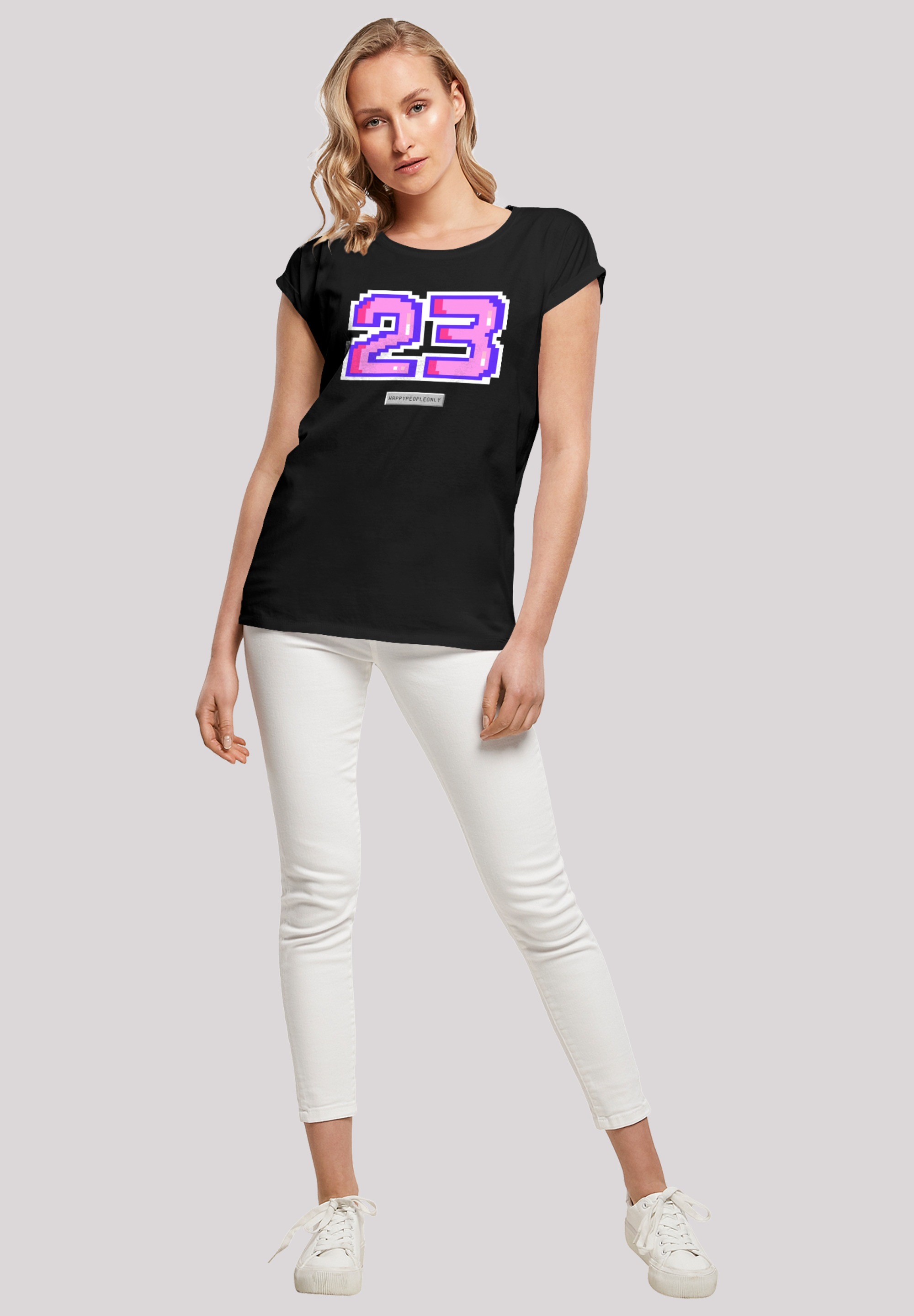 F4NT4STIC T-Shirt »Pixel 23 BAUR für kaufen Print | pink«