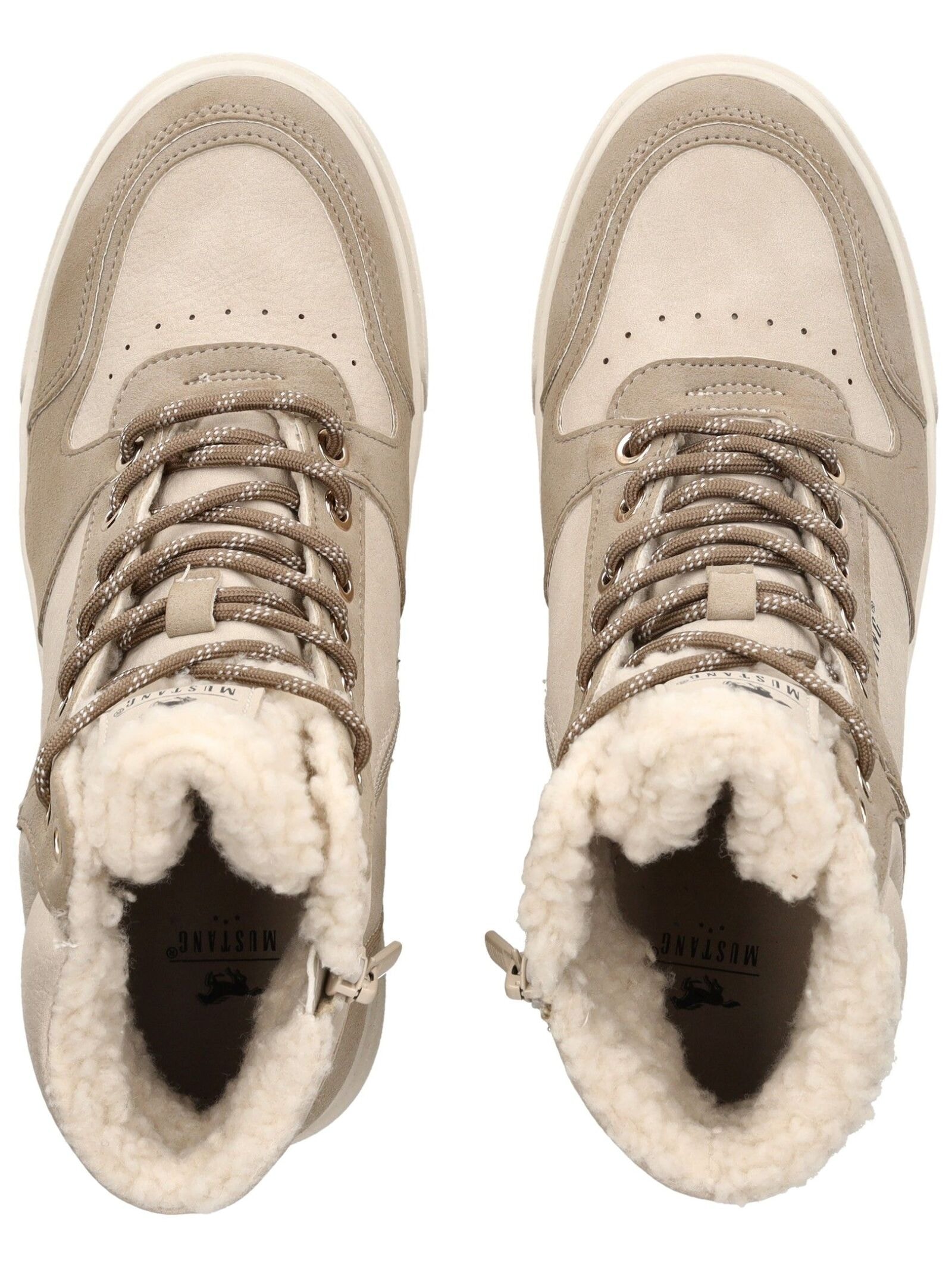 Mustang Shoes Schnürstiefelette »Mustang Shoes Stiefelette Lederimitat«
