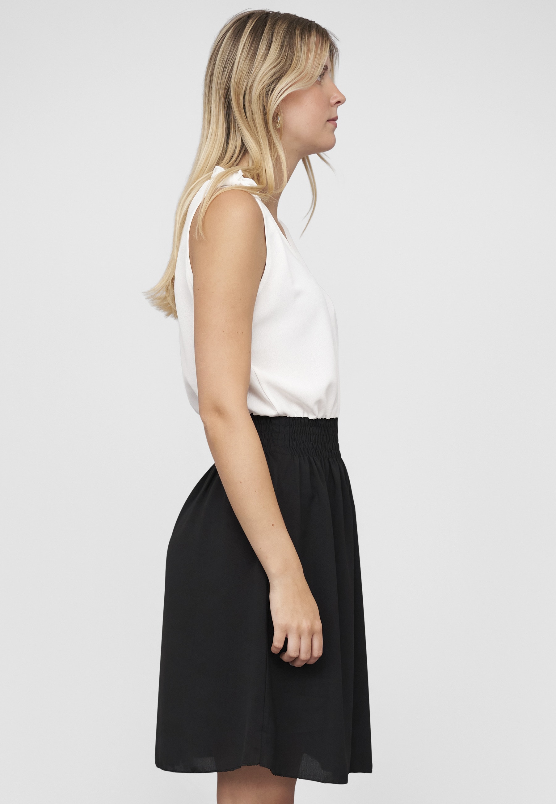 CLOUD 5IVE Shirtkleid »CLOUD 5IVE Dress with buttons and knot details« 1 Stk. tlg.