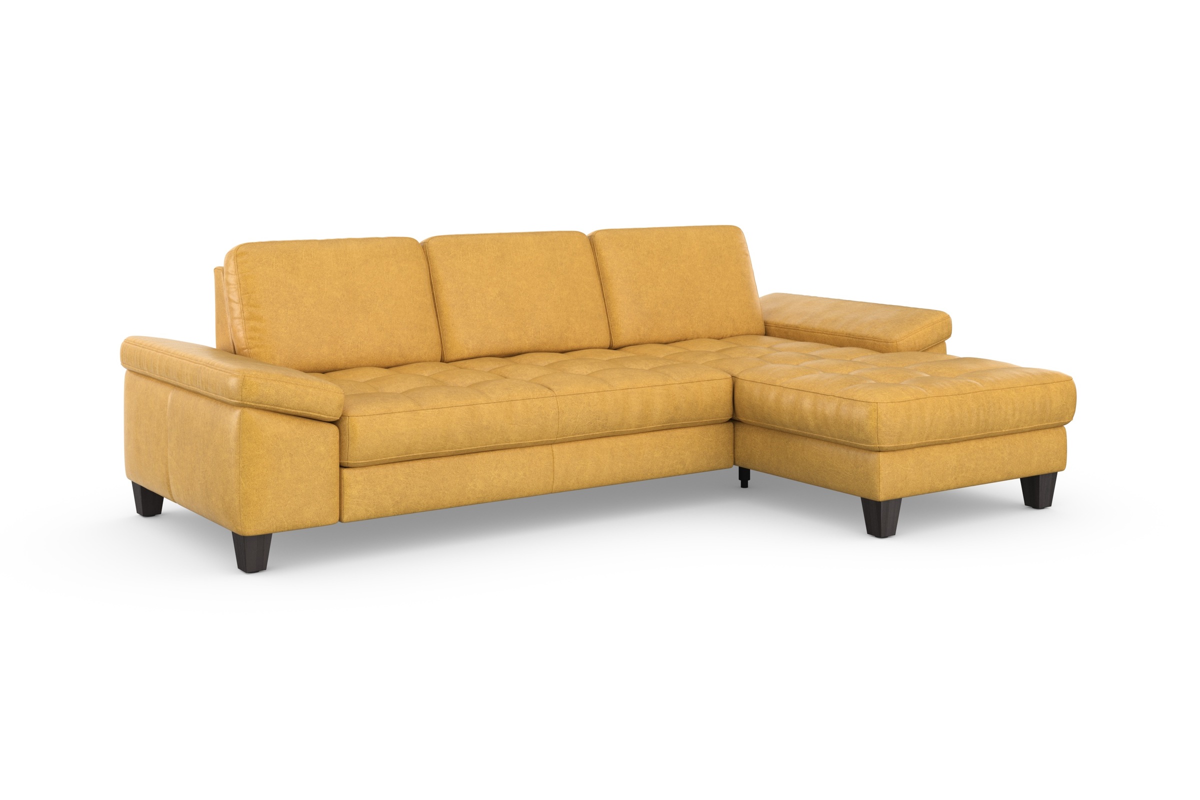 Sit & More Westham L-Shape Sofa Dijon Yellow 9