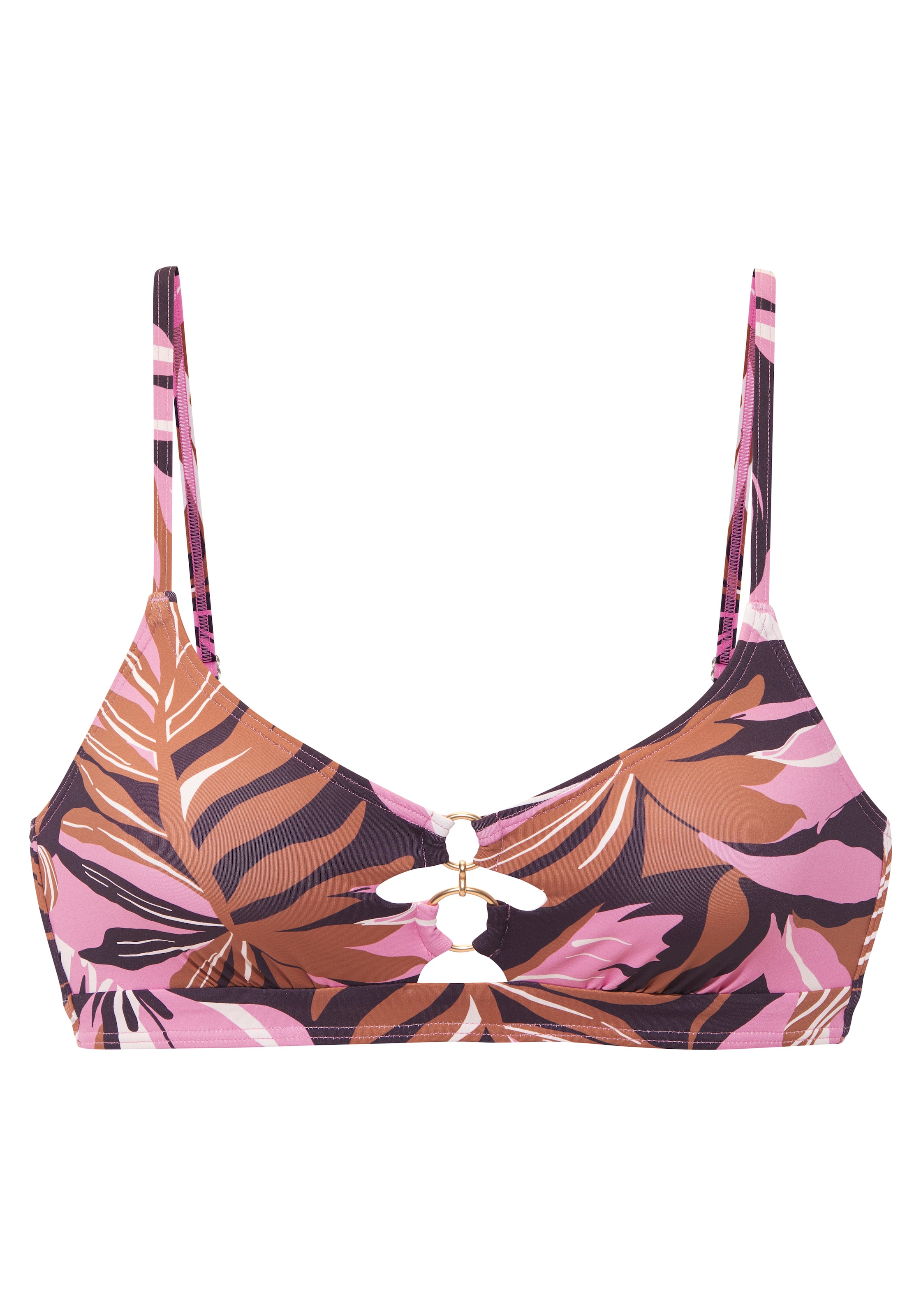 Sunseeker Bustier-Bikini-Top "Adila" mit goldfarbenen Zierringen günstig online kaufen