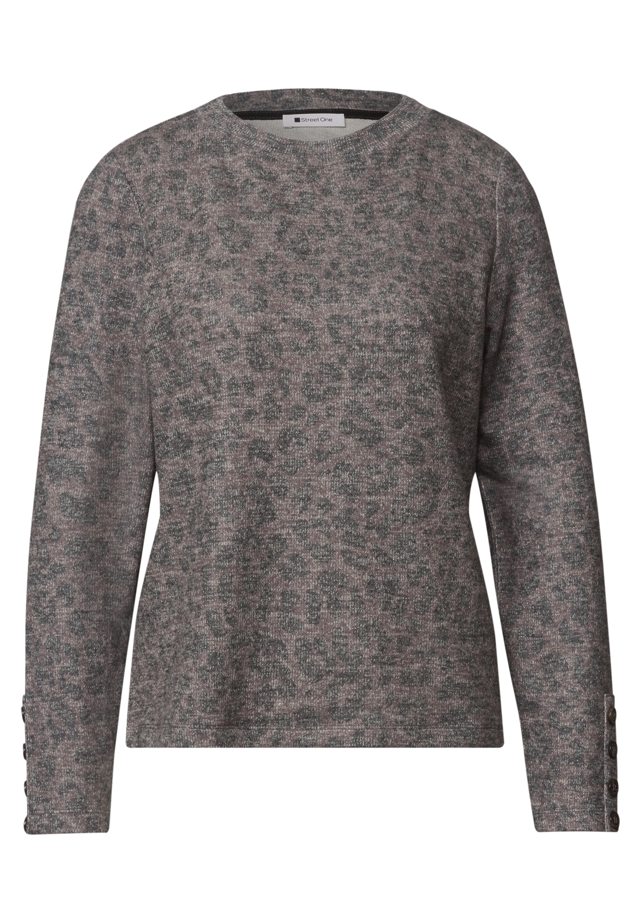 STREET ONE Langarmshirt mit Rundhalsausschnitt