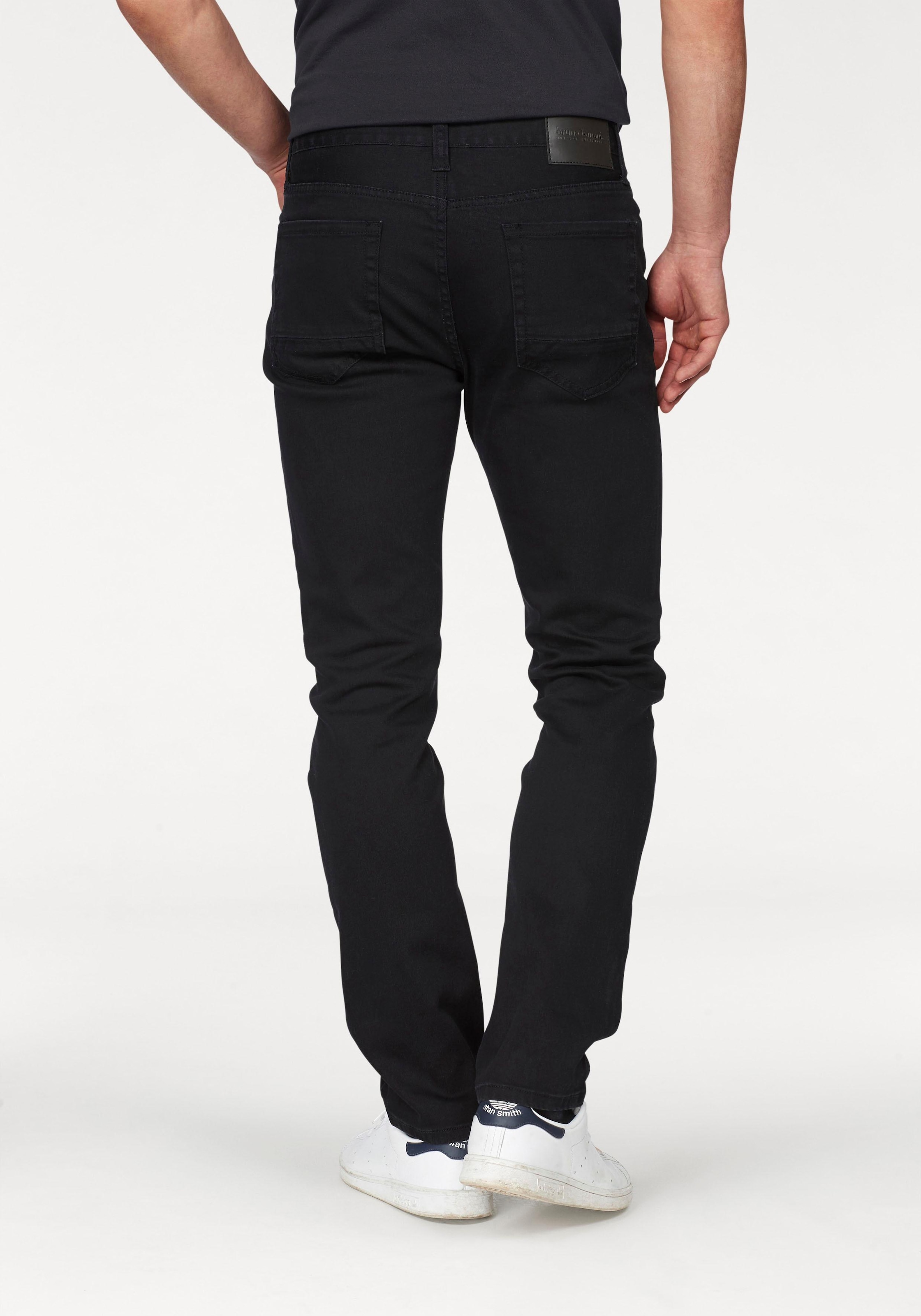 Bruno Banani Straight-Jeans »Hutch«, gerade Beinform, teilweise mit modischen Destroyed-Effekten