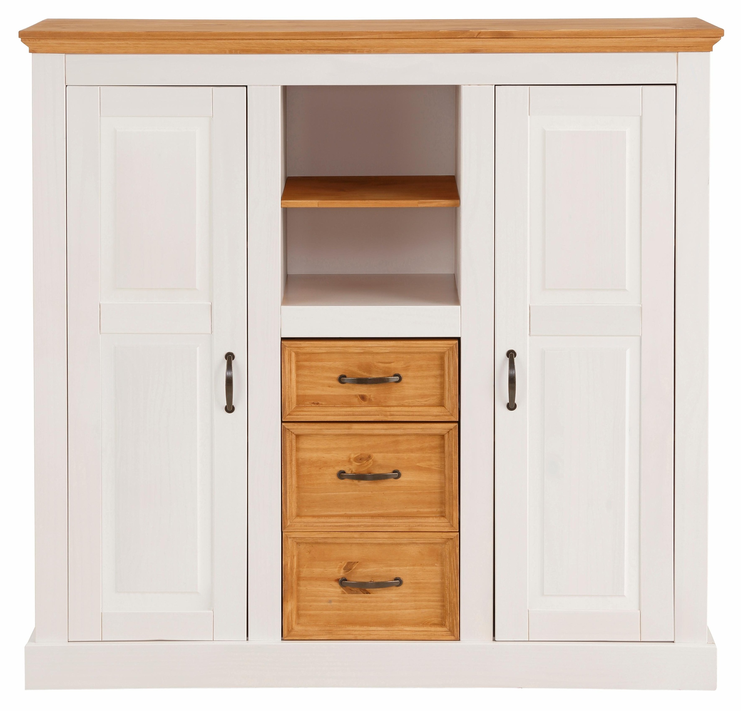 Home affaire Highboard "Selma", Stauraumschrank, Breite 130 cm günstig online kaufen