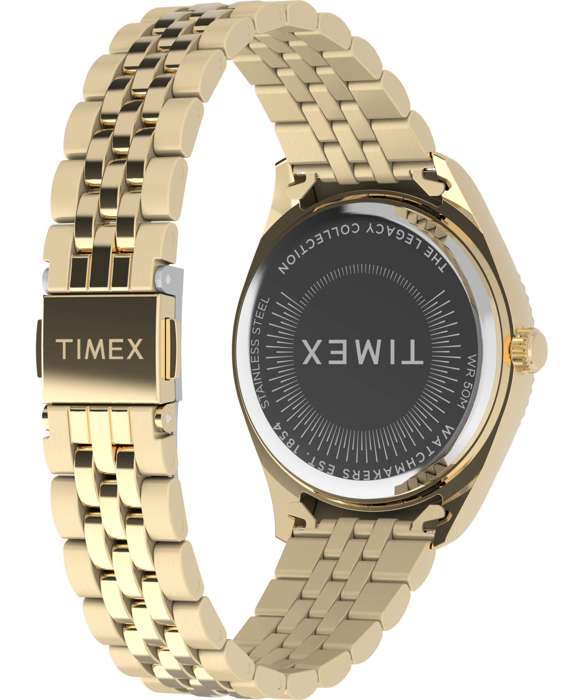 Timex Quarzuhr »LEGACY« Armbanduhr, Damenuhr, Edelstahlarmband, Leuchtzeiger