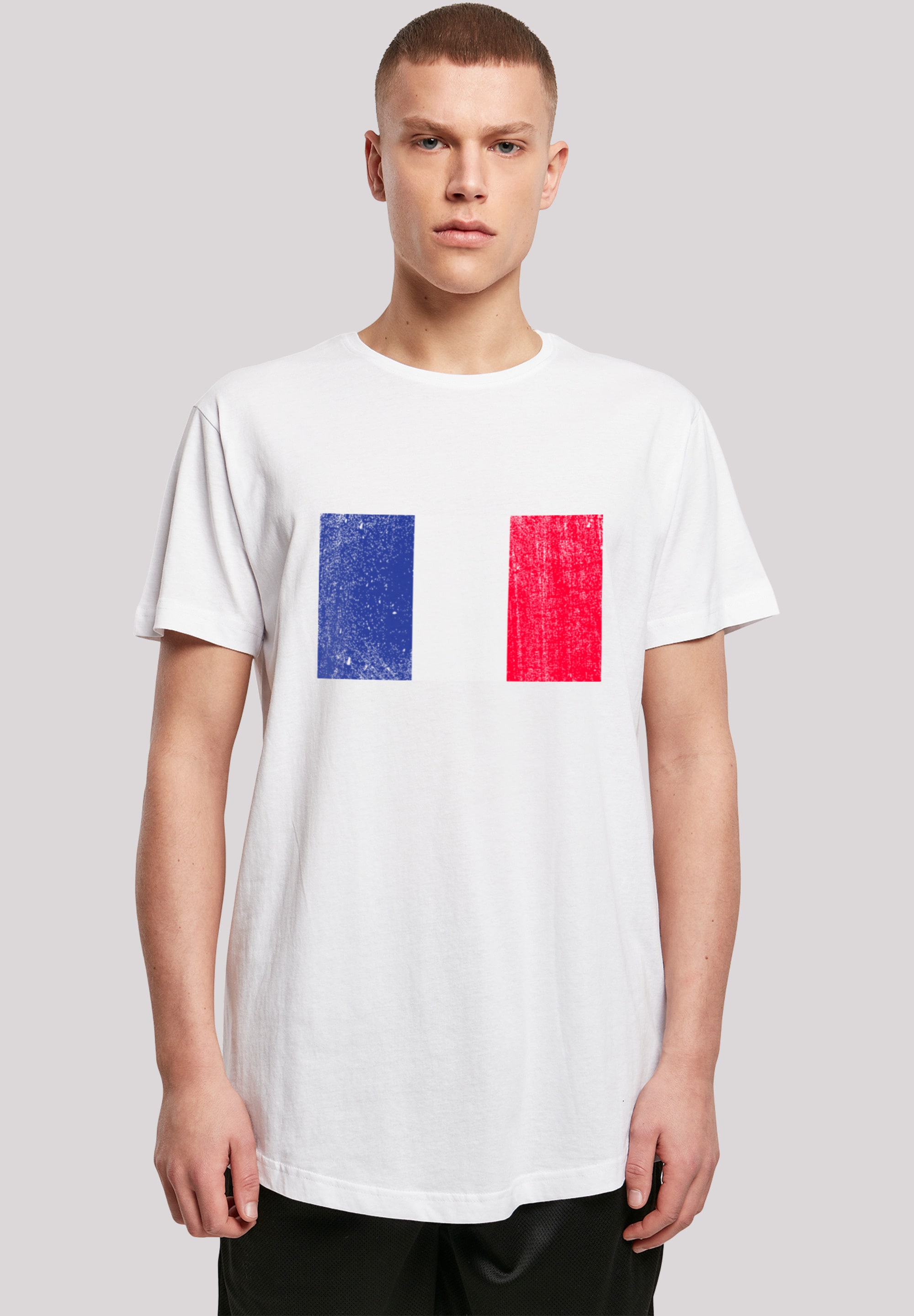 F4NT4STIC T-Shirt »France Frankreich Flagge distressed«, für | ▷ Print BAUR