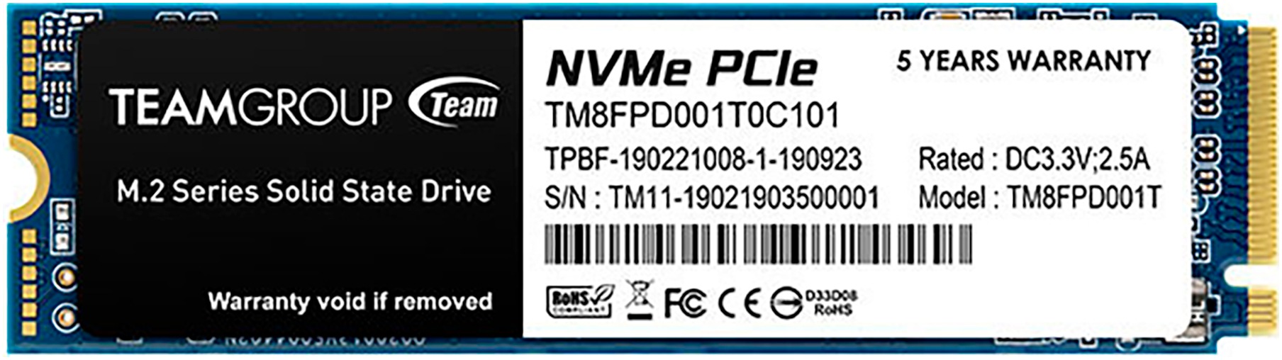 TEAMGROUP interne SSD "MP33 PRO 1TB", 1000 GB, Schreibgeschwindigkeitmaximal 1700 MB/s Lesegeschwindigkeitmaximal 2100 MB/s, schwarz, Festplatten