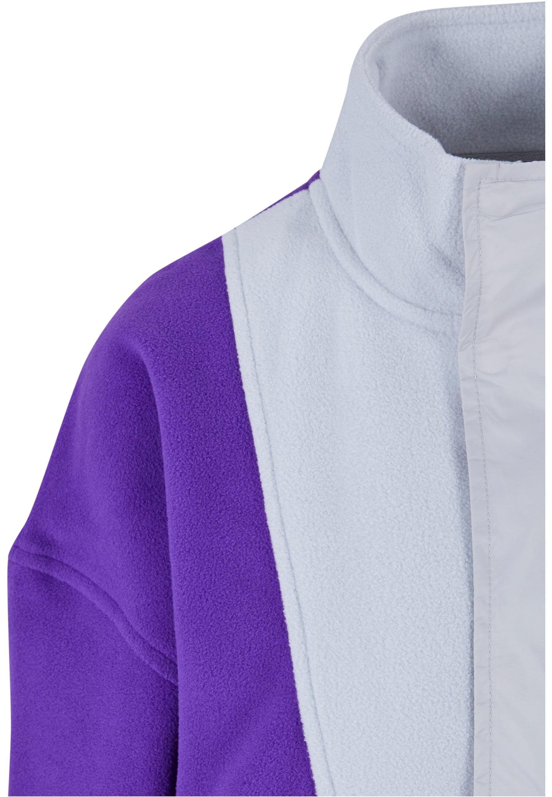 URBAN CLASSICS Trainingsjacke »Urban Classics Damen Ladies Polarfleece Track Jacket«, (1 St.), ohne Kapuze