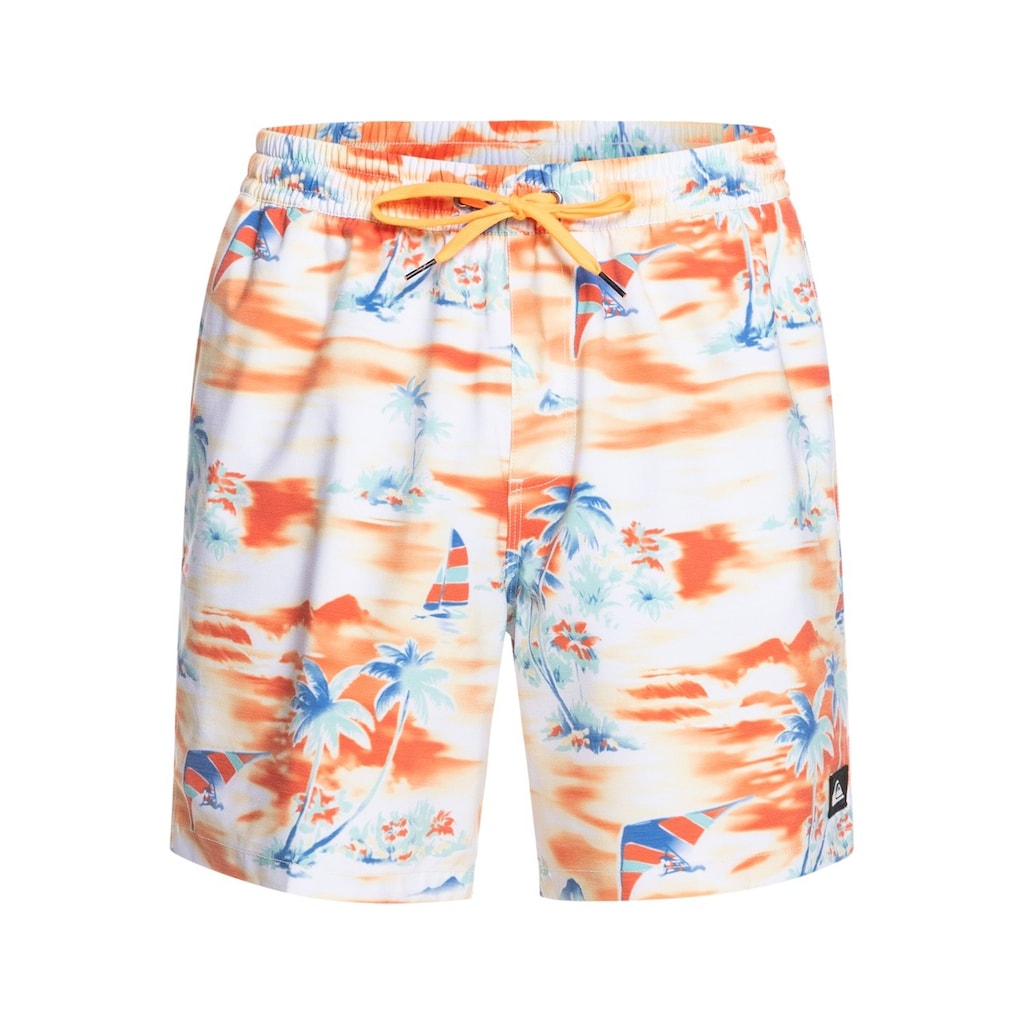 Herrenmode Shorts Quiksilver Boardshorts »Island Hopper 17« orange