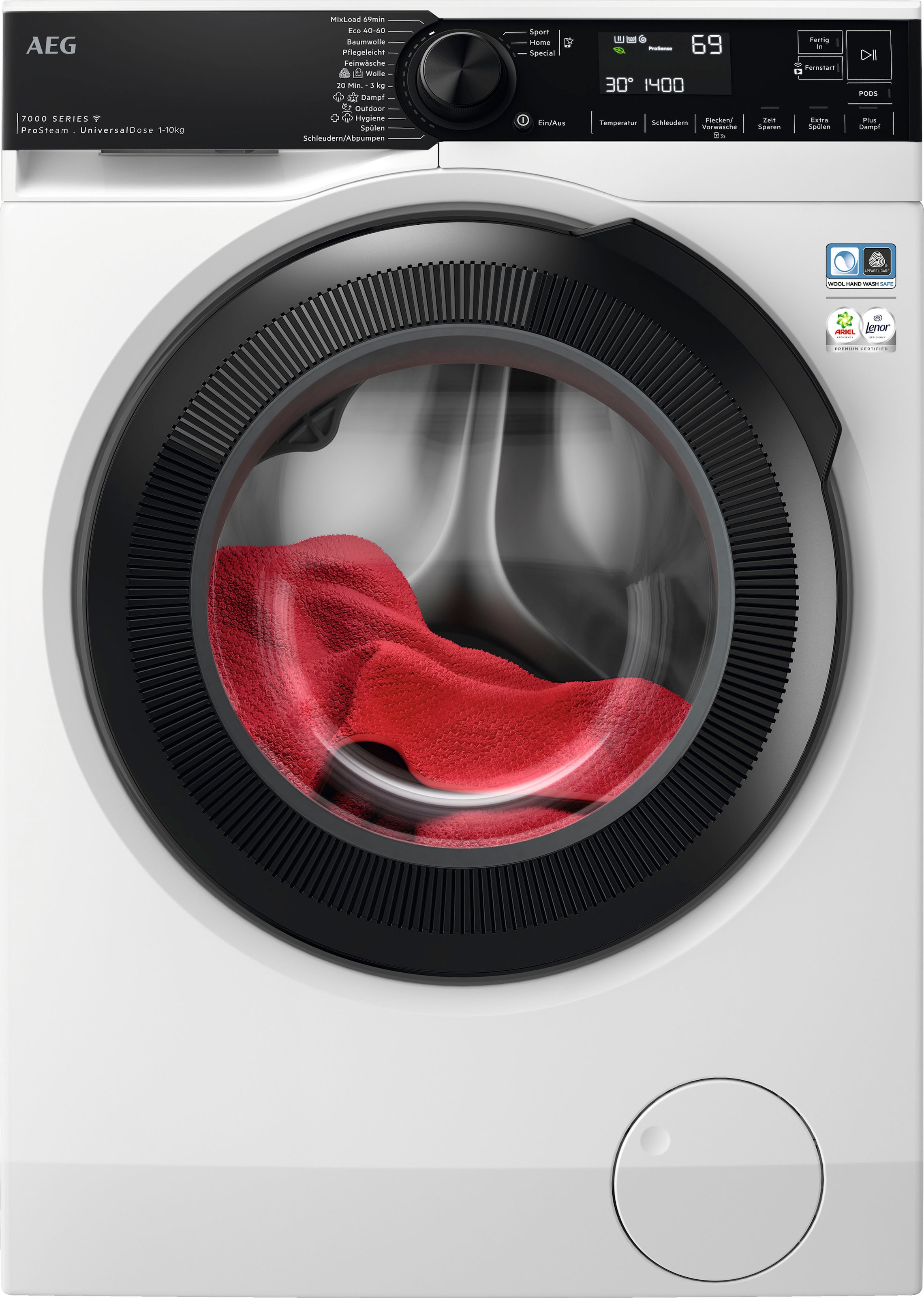 AEG Waschmaschine Serie 7000 "LR7EA610FL 914501652" 10 kg 1600 U/min Univer günstig online kaufen