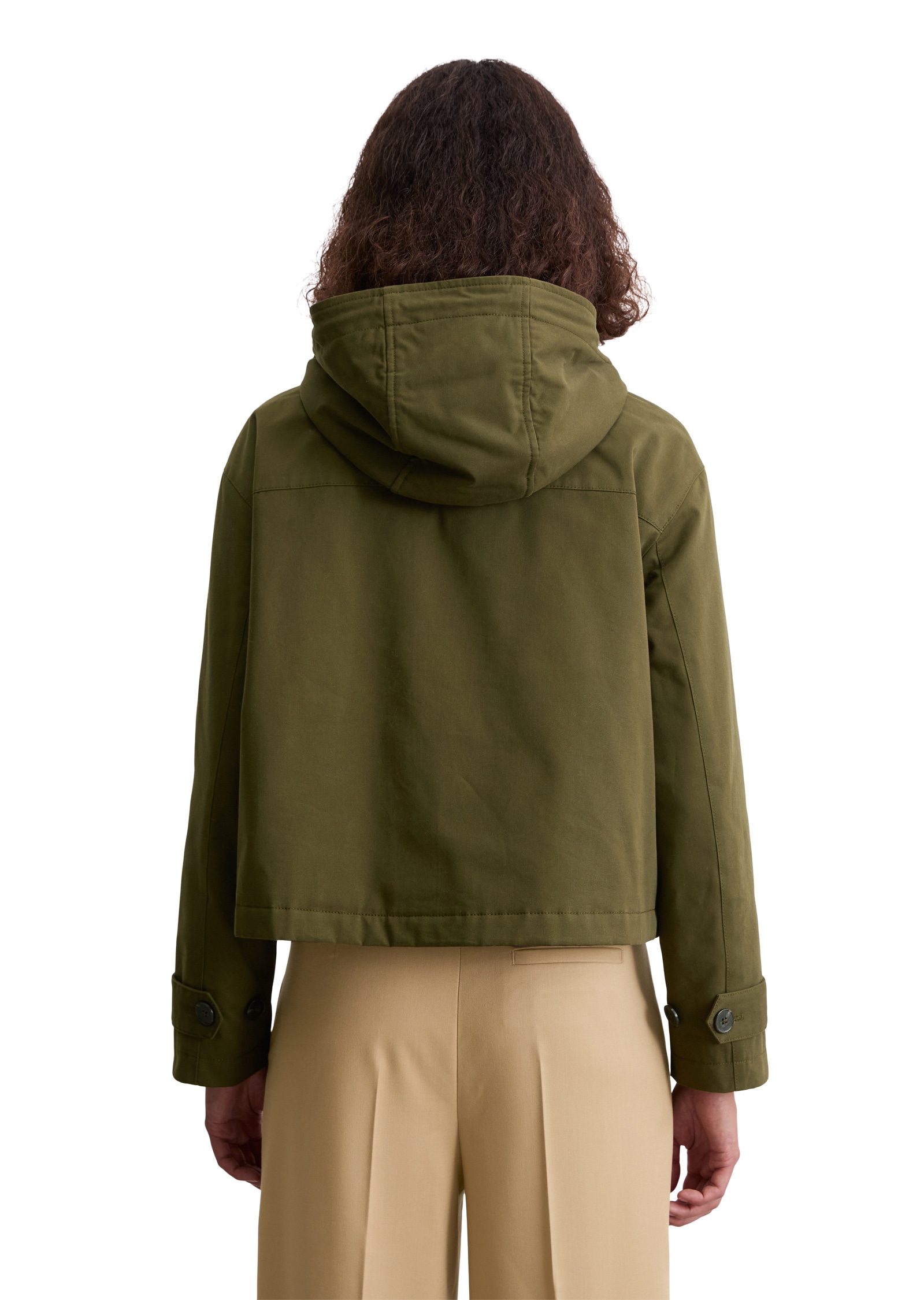 Marc O'Polo Outdoorjacke »aus gepeachtem Baumwoll-Twill«