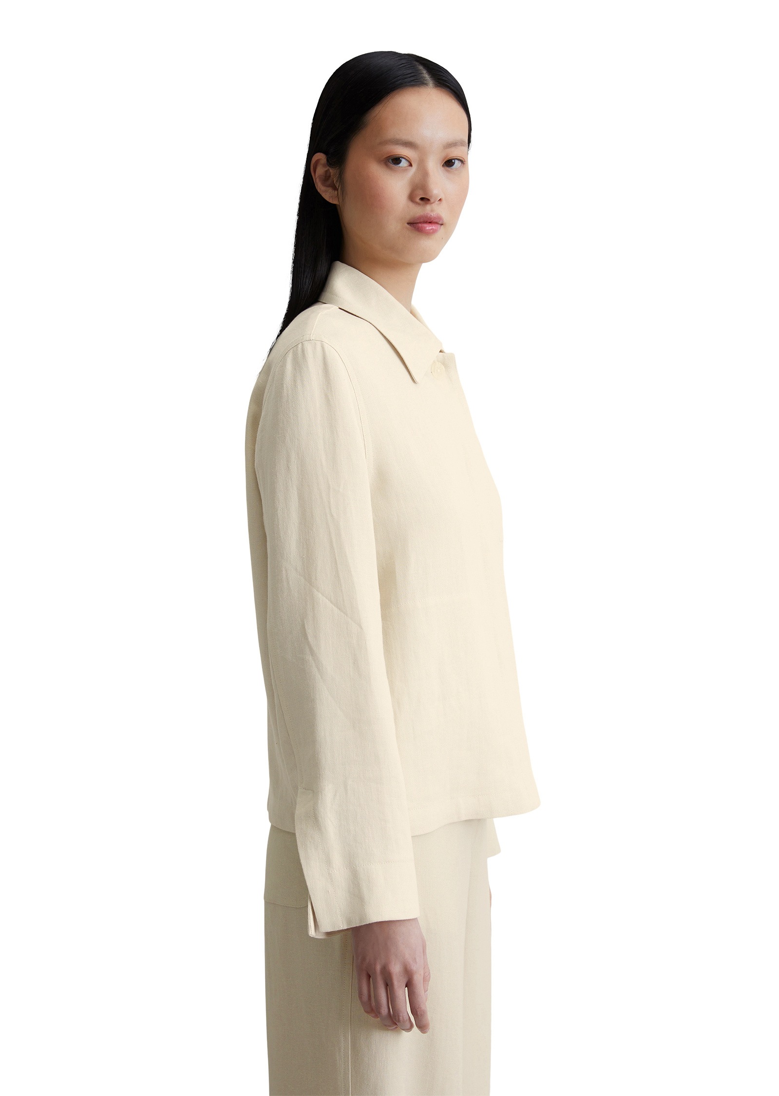 Marc OPolo Kurzjacke "aus Leinen-Viskose-Mix" ohne Kapuze günstig online kaufen