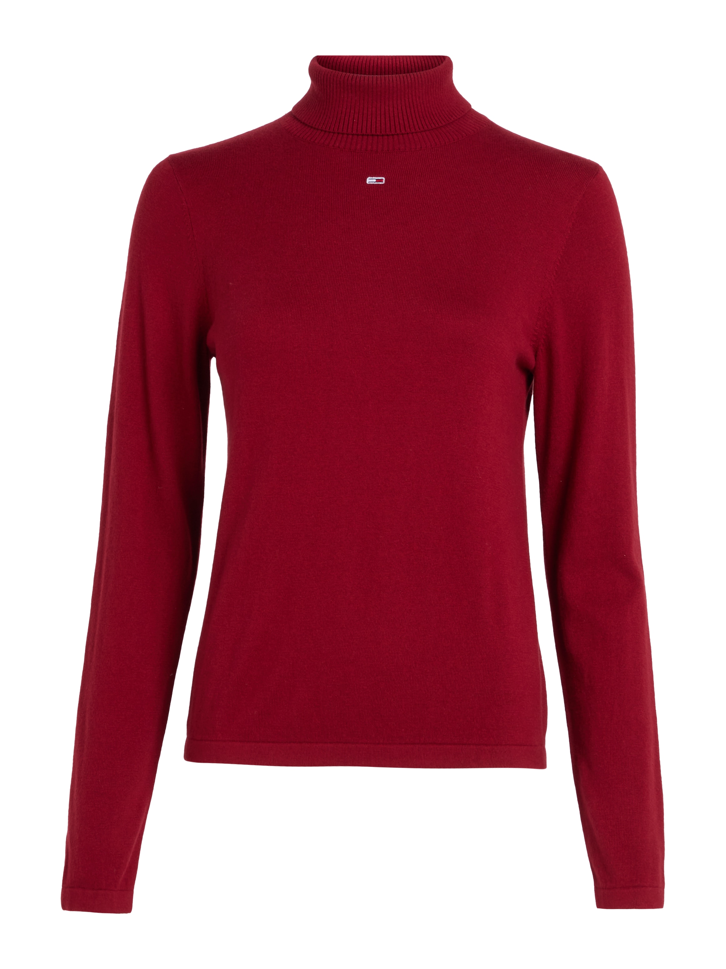 Tommy Jeans Curve Rollkragenpullover »TJW ESSENTIAL TRTLNK SWEATER EXT«, mit Rollkragen, Logo-Flag