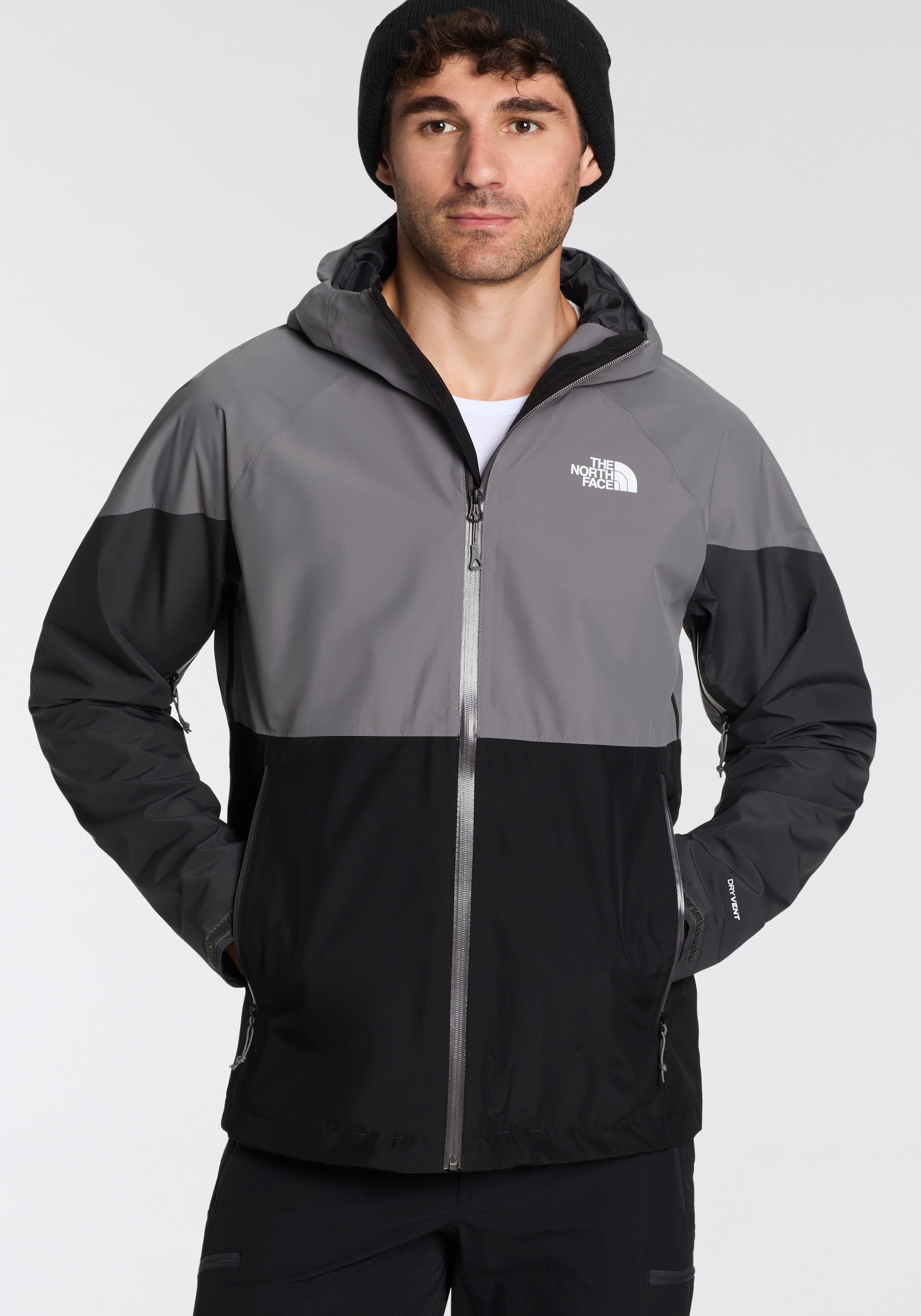 The North Face Funktionsjacke "M LIGHTNING ZIP-IN JACKET" mit Kapuze mit verstellbarer Kapuze, aus Polyester