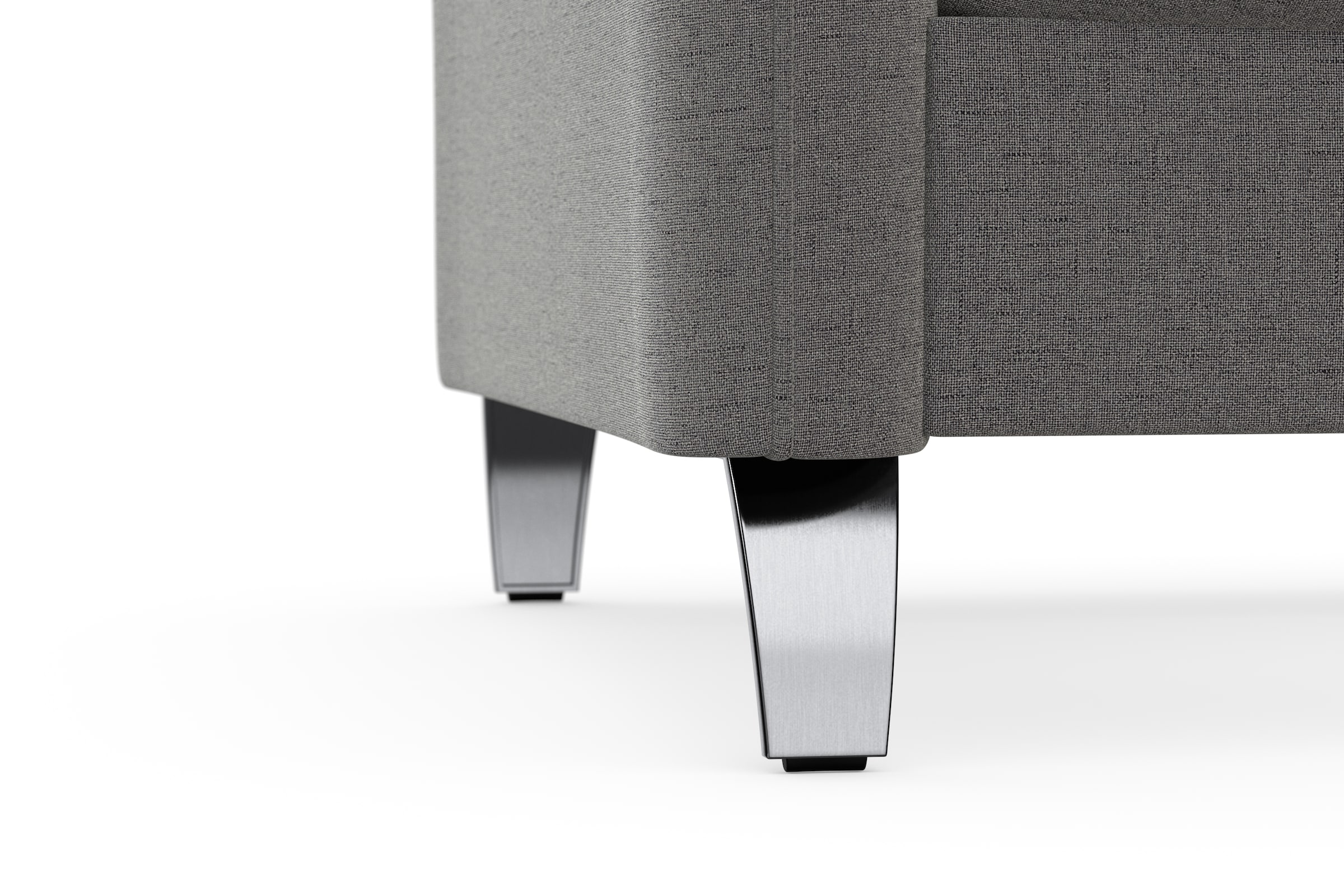 sit&more Ecksofa »Grenoble L-Form mit Federkern«, wahlweise mit Bettfunktion, Bettkasten, Arm- und Kopfteilverstellung