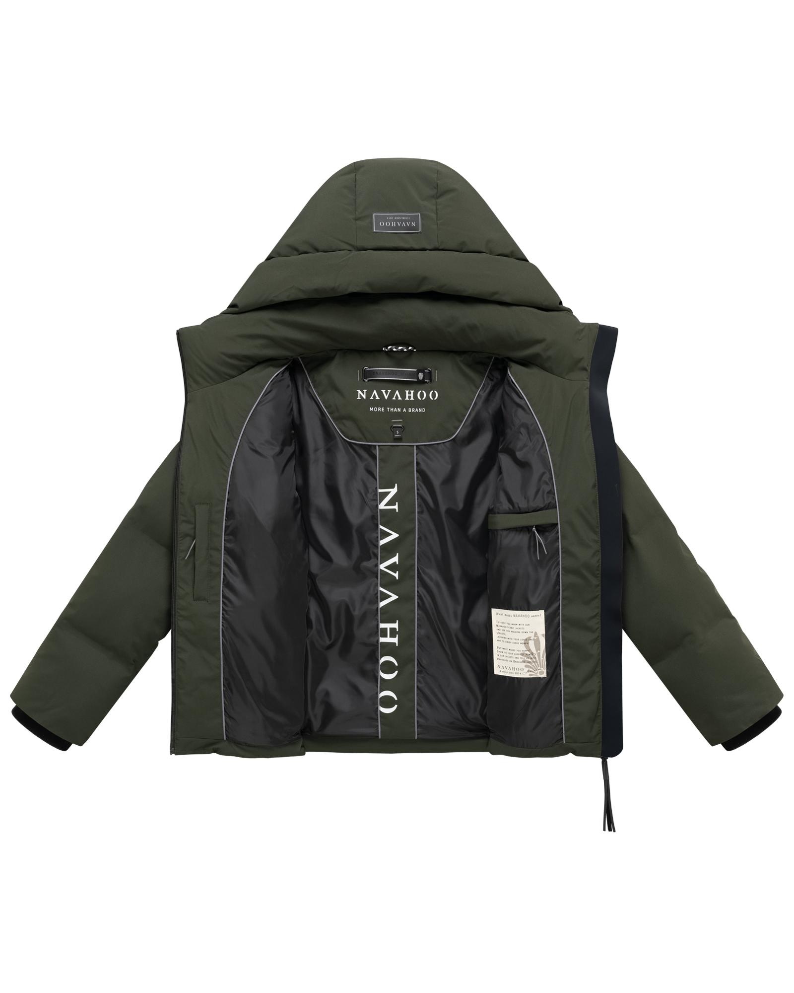 Navahoo Outdoorjacke »Wolkentanz XIV« mit Kapuze Kurze Damen Steppjacke mit abnehmbarer Kapuze