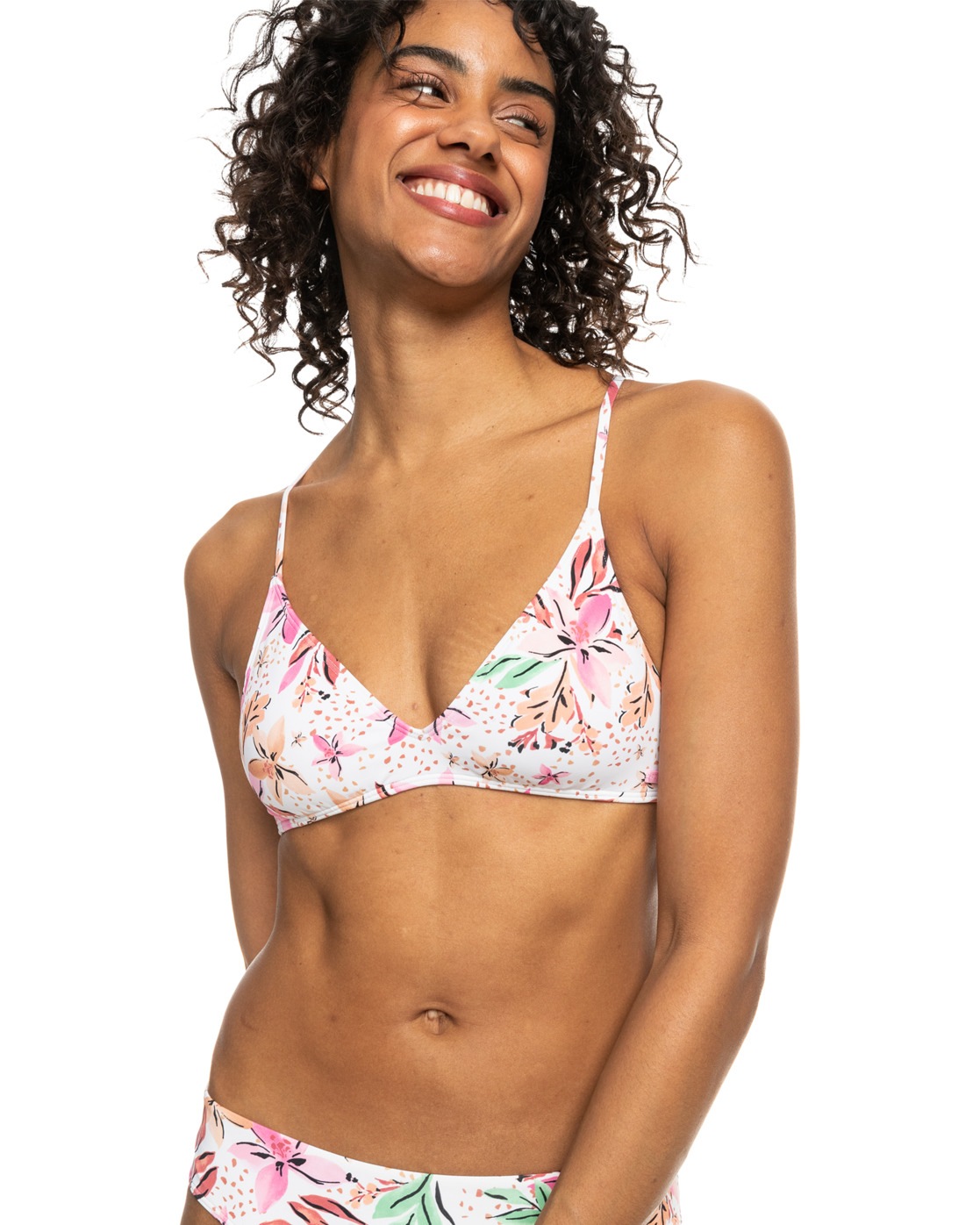 Roxy Bandeau-Bikini-Top "Printed Beach Classics" günstig online kaufen