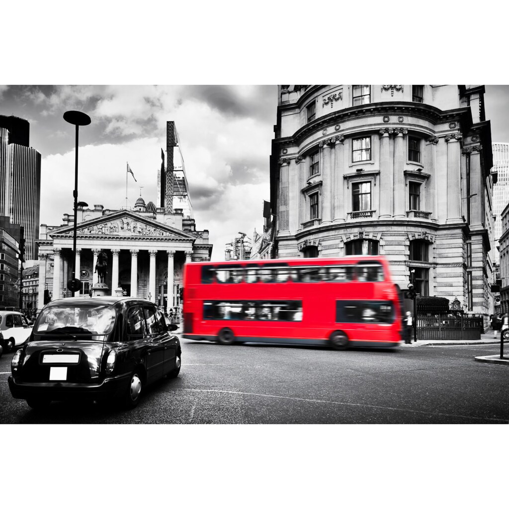 Papermoon Fototapete »London Doubledecker«