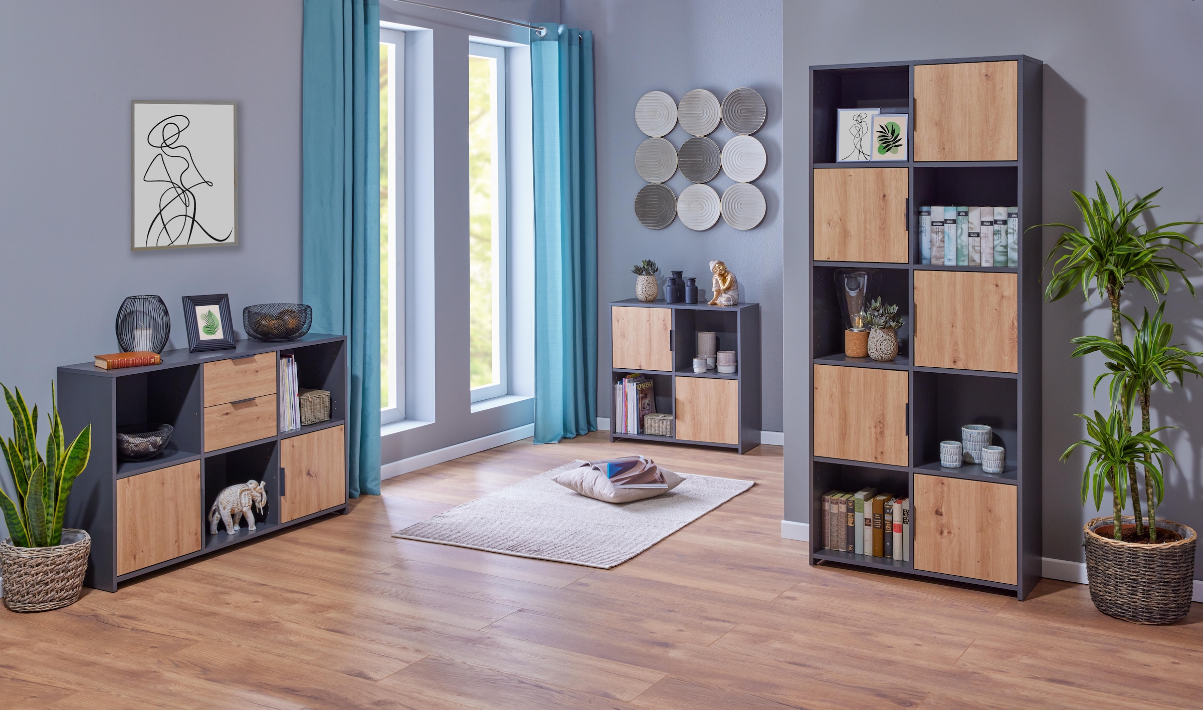 Inter Link Bücherregal »Bücherregal Pepeto« 1 Stk. tlg.