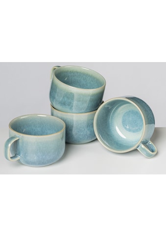 Tasse »Tiefer See«, (Set, 4 tlg.)