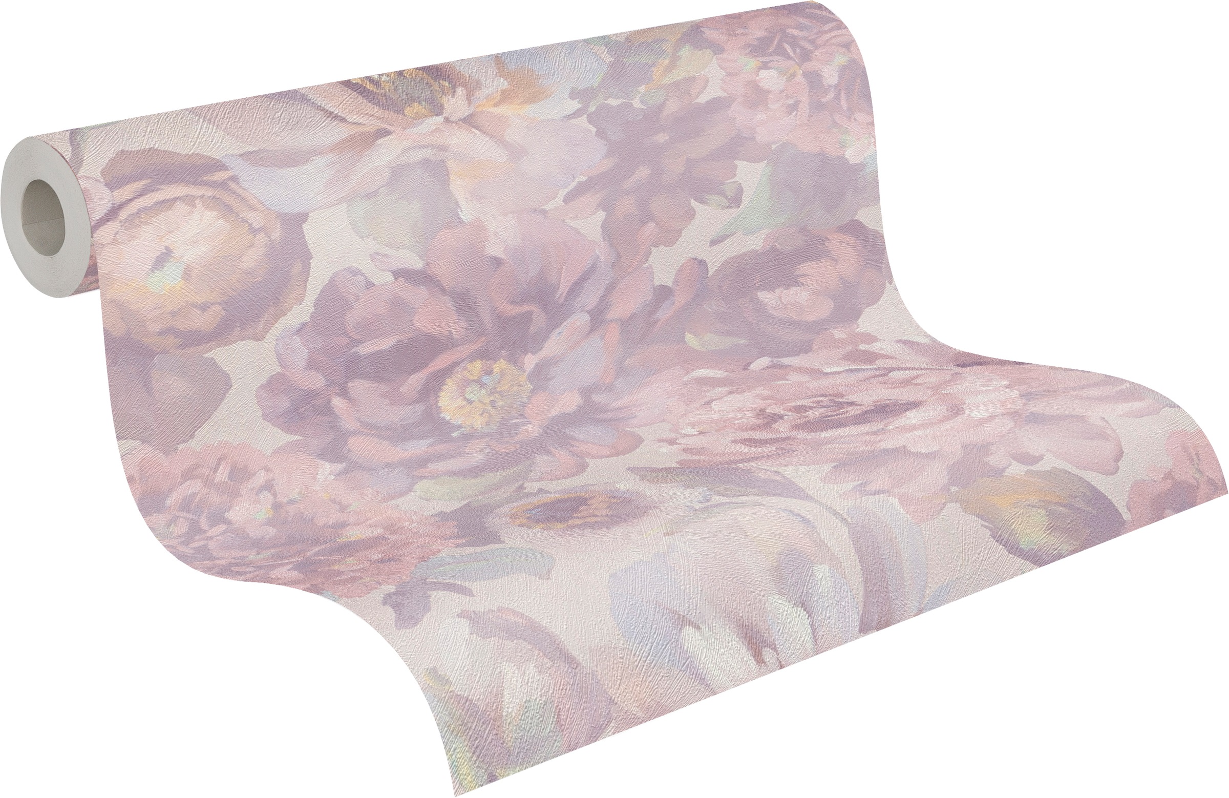 A.S. Création Vliestapete »Trend Spectrum Peony – Opulente Pfingstrosen Vliestapete« floral | geblümt | leicht glänzend strukturiert Opulente Pfingstrosen mit lebendiger Farbwirkung und Struktur