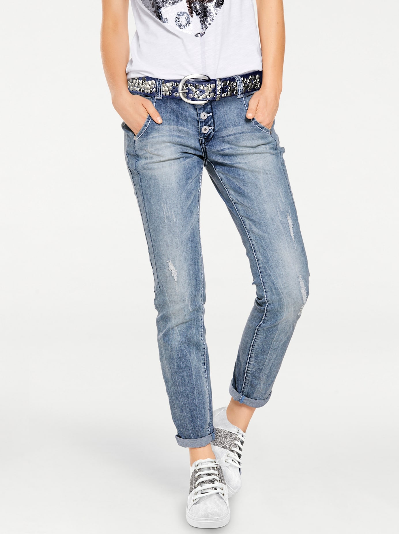 heine Boyfriend-Jeans 1 Stk. tlg. günstig online kaufen