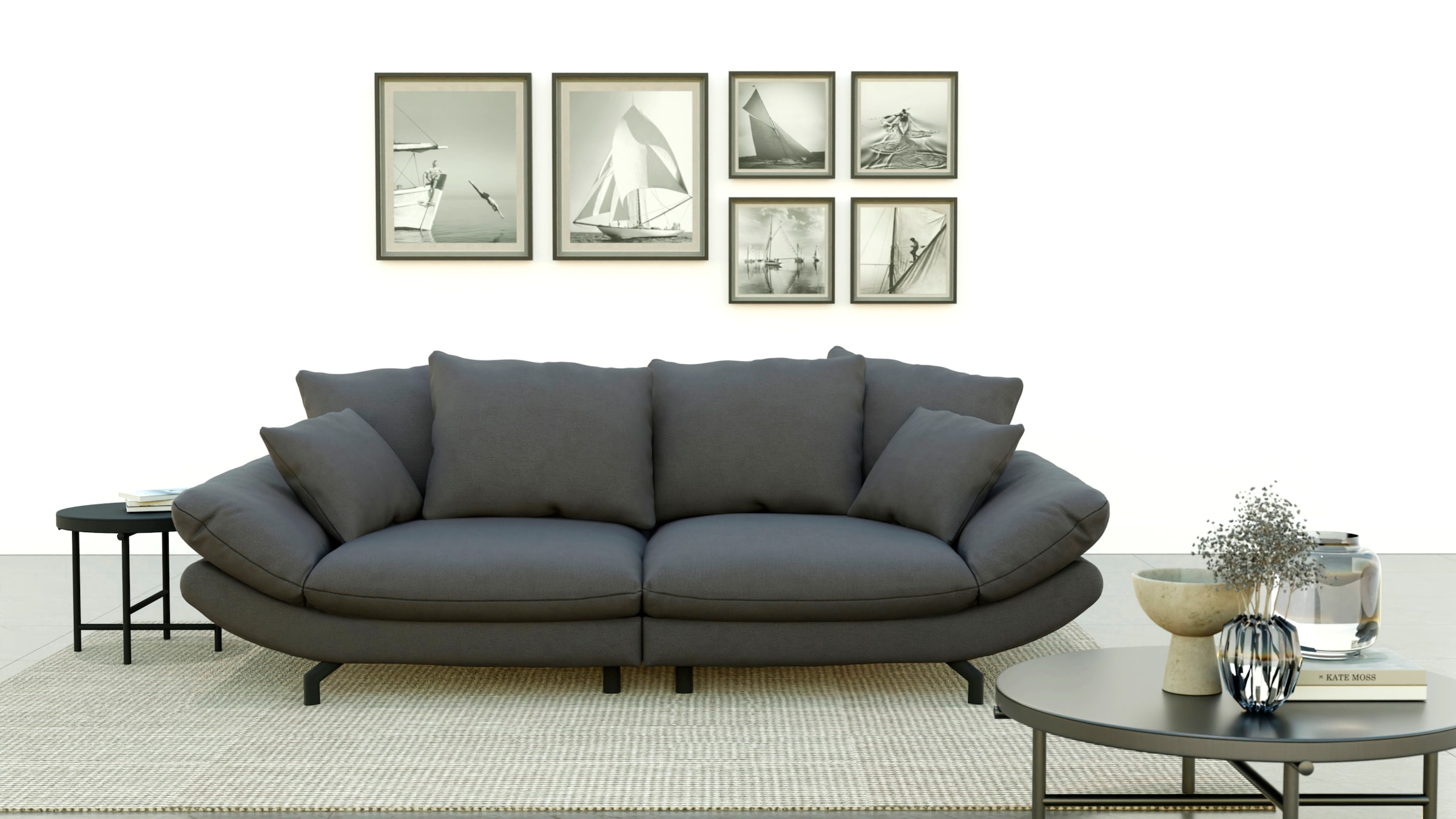 TRENDMANUFAKTUR Big-Sofa "Gizmo, modernes Megasofa zum Wohlfühlen", mit weichem Sitzkomfort und zeitlosem Design