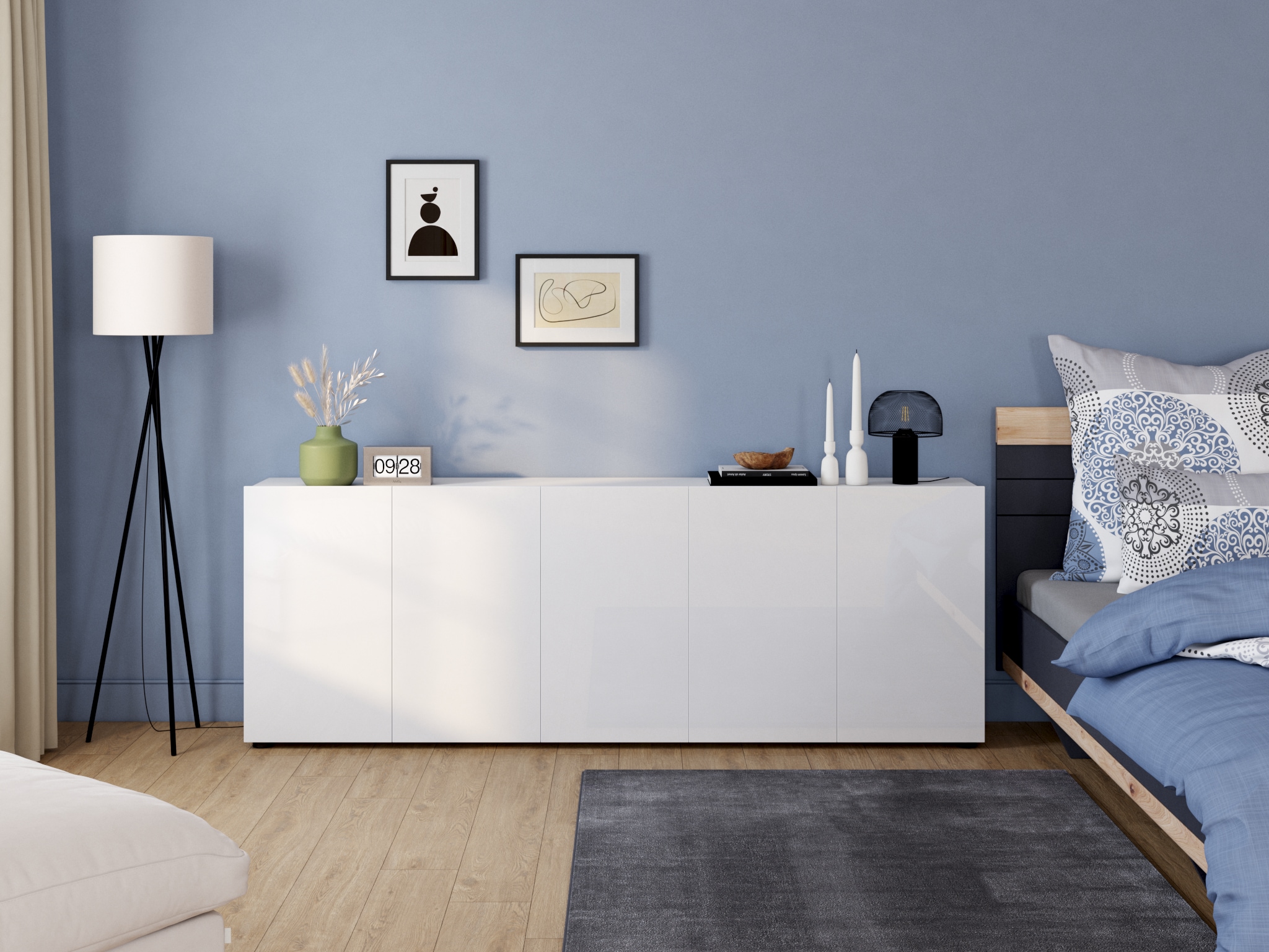 my home Bettwäsche »Tesso in Gr. 135x200, 155x220 oder 200x200 cm« 2 tlg. Bettwäsche mit Ornamenten und in verschiedenen Qualitäten