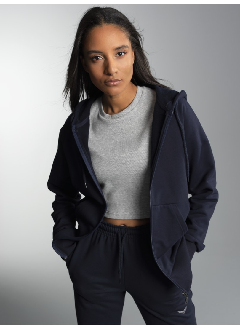Trigema Sweatjacke »TRIGEMA Sweatjacke mit Kapuze«