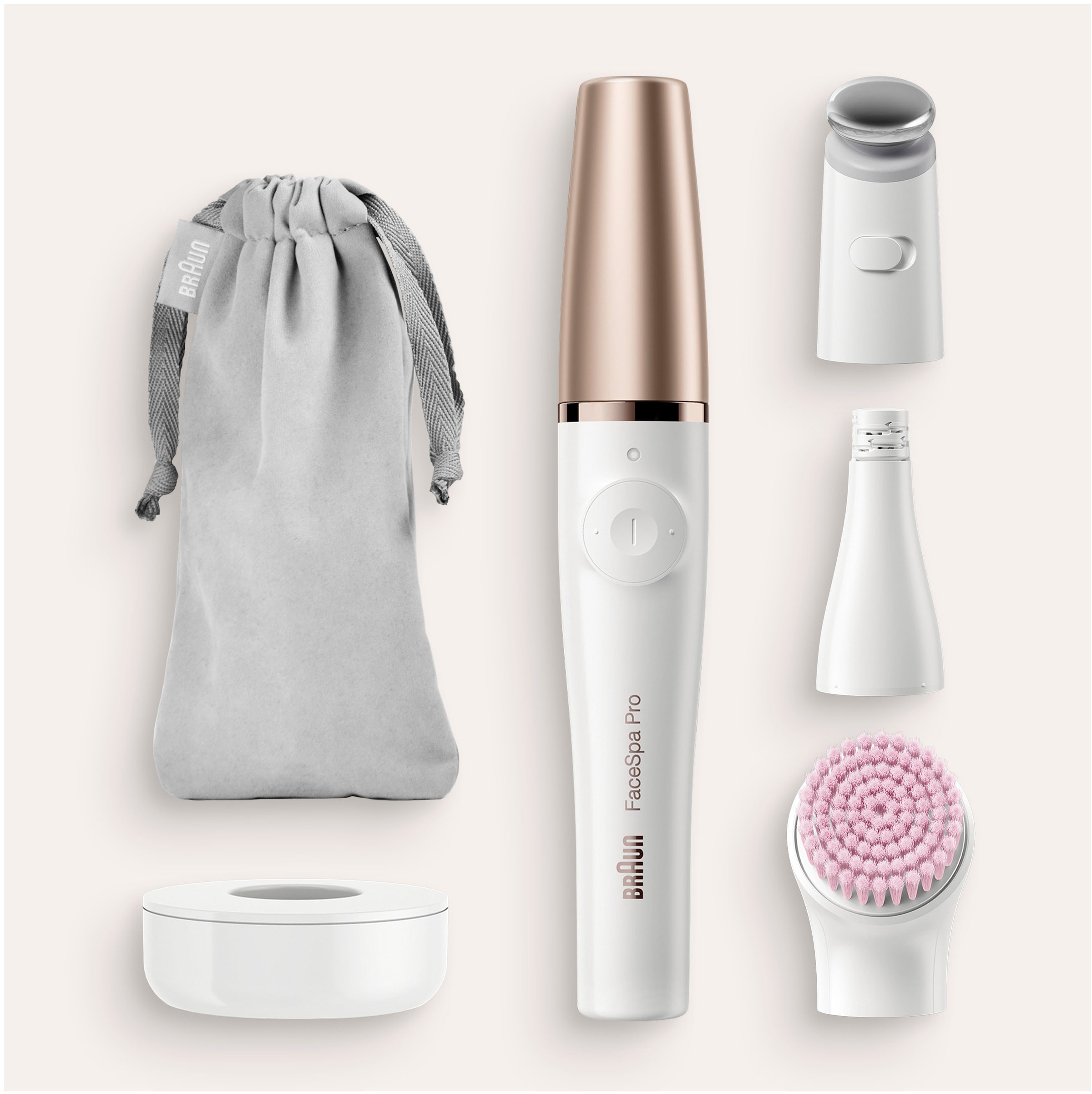 Braun Braun/Bronze Facespa Pro Se912 All-In-One Beauty-Gerät Weiß - Image 5