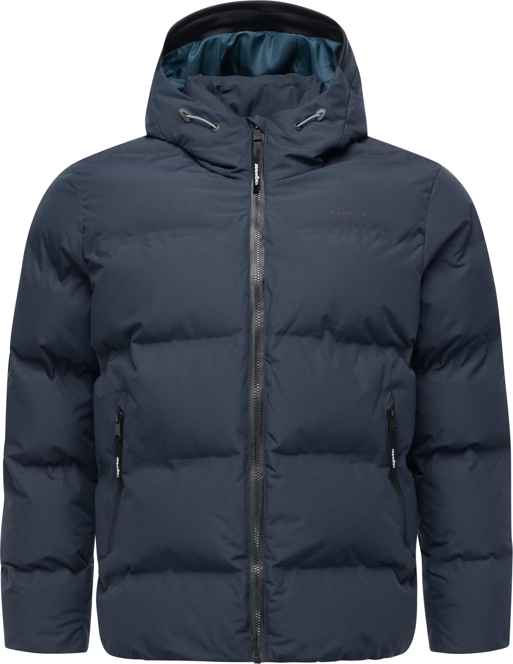 Winterjacke RAGWEAR "Norgos", Herren, Gr. S (48), navy, Obermaterial: 100% Polyester; Innenfutter: 100% Polyester; Wattierung: 100% Polyester, gerade hüftbedeckend, hoch geschlossener Ausschnitt, eng normaler Saum, Jacken Winterjacke, Winter Steppjacke mi