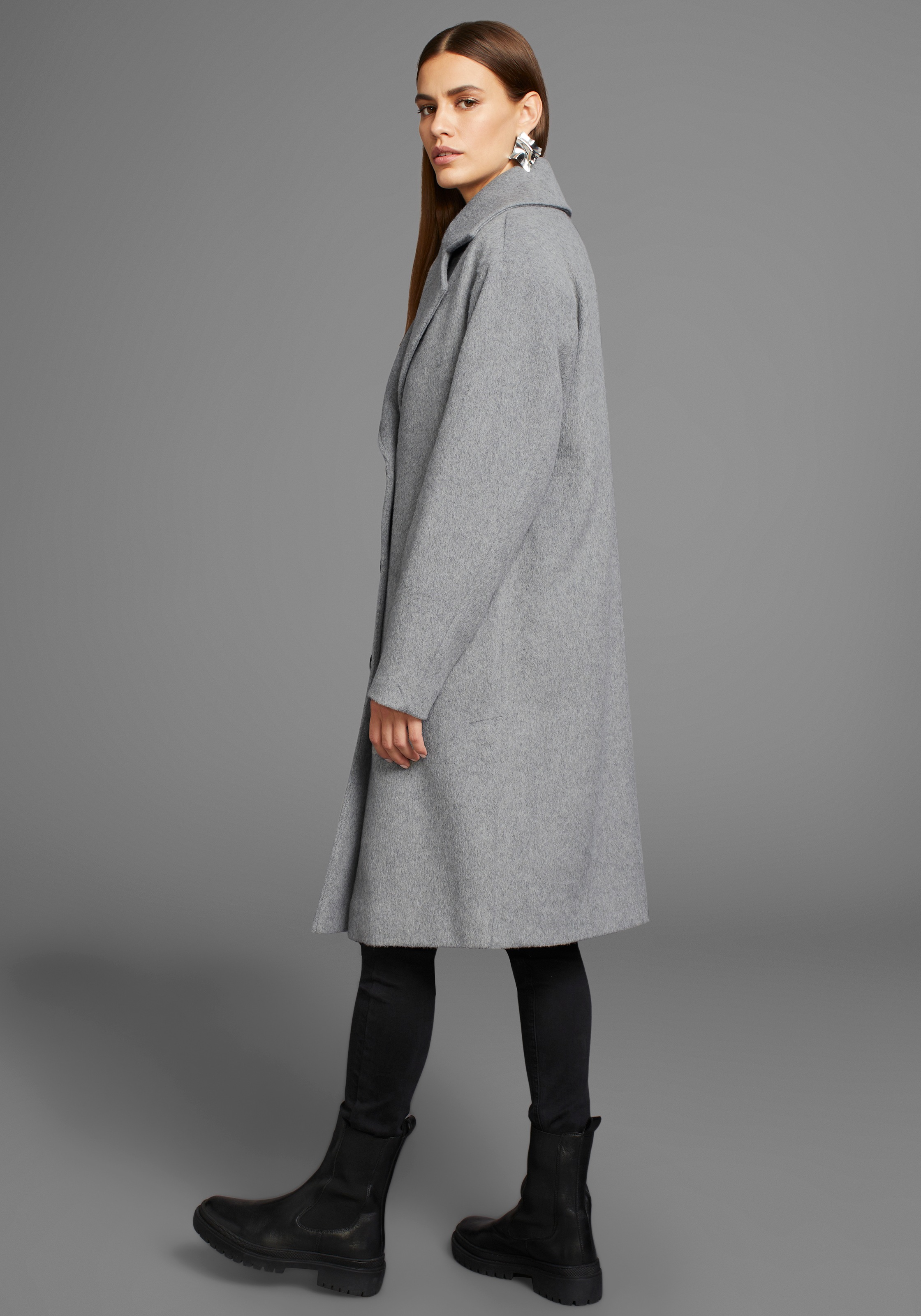 HECHTER PARIS Wollmantel, in asymmetrischer Oversize-Form günstig online kaufen