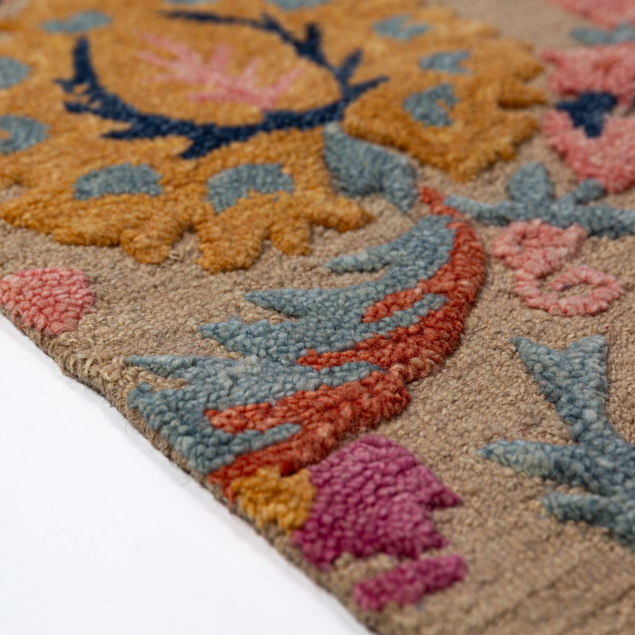 FLAIR RUGS Teppich »AMIRA FLORAL WOOL« rechteckig 8 mm Höhe
