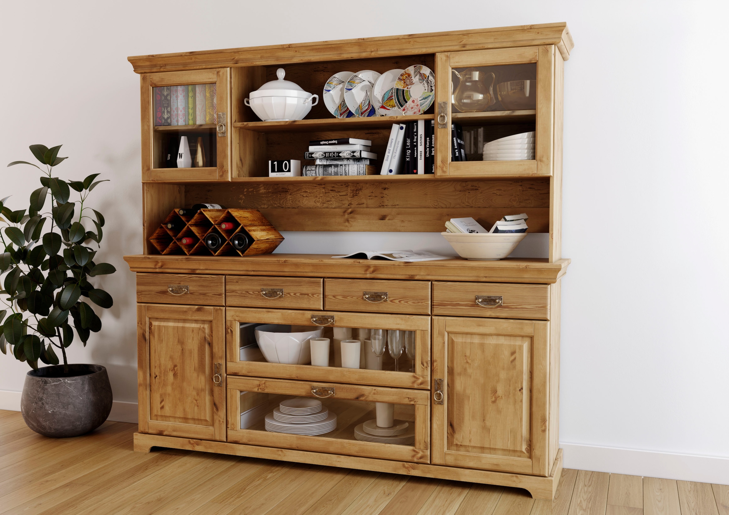 OTTO home Buffet "Rügen" FSC zertifiziertes Massivholz, im Landhausstil günstig online kaufen