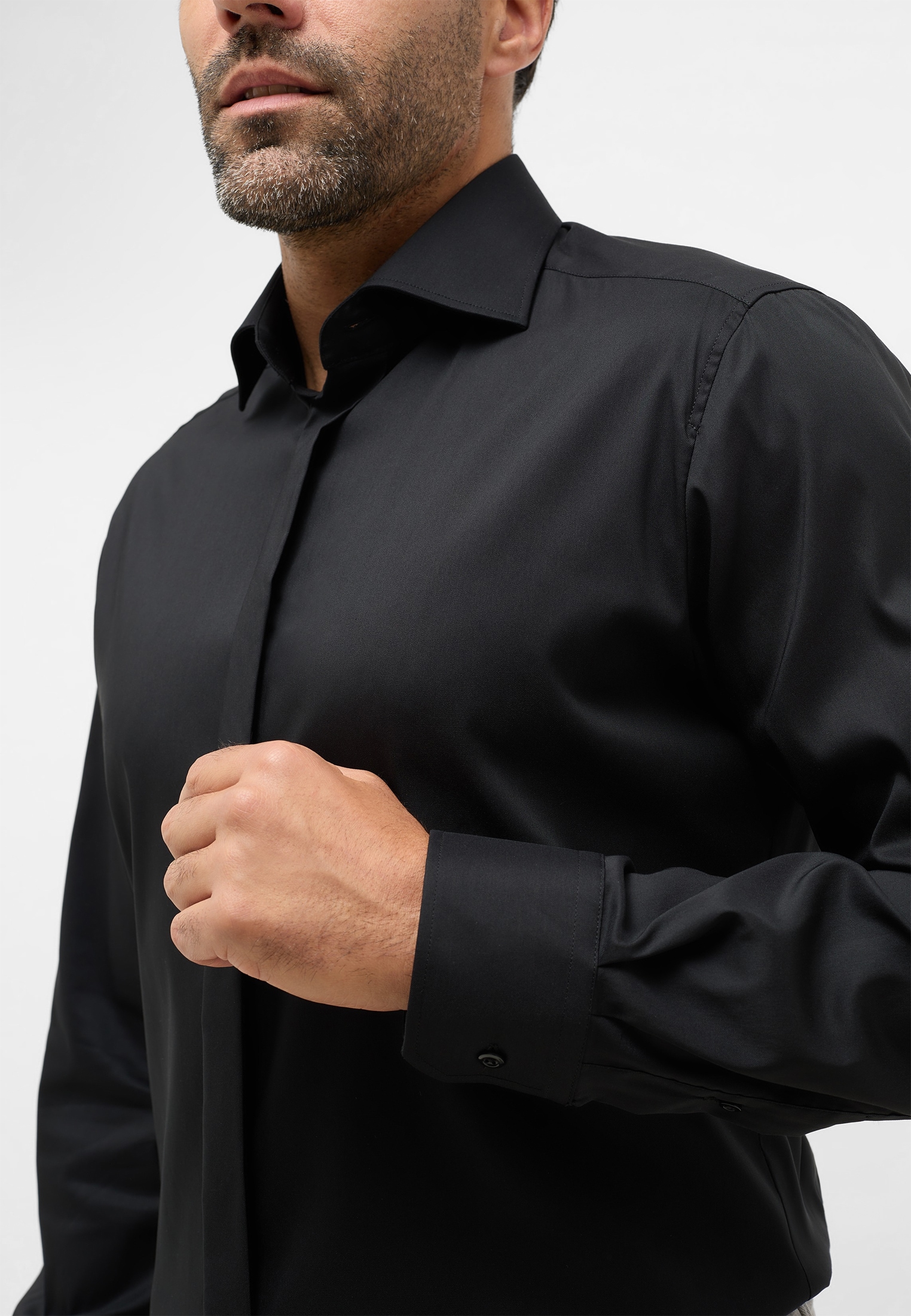 Eterna Langarmhemd »MODERN FIT«, EASY IRON (bügelleicht)