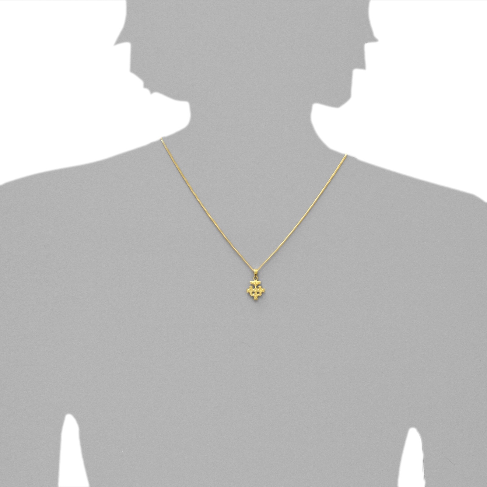 Ostsee-Schmuck Hiddensee Necklace and Pendant Set 8K Gold Yellow 42cm 2